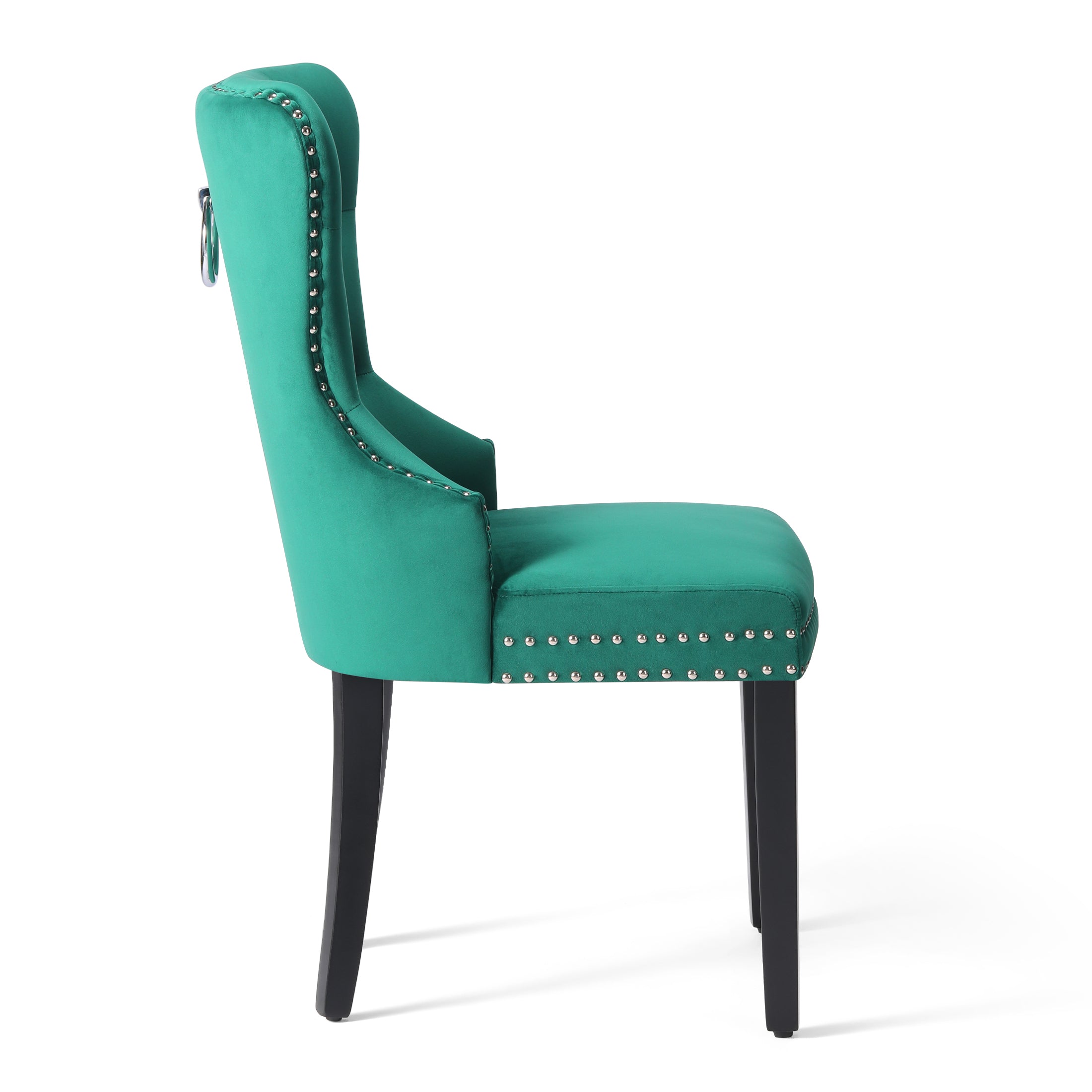 Hank Velvet Upholstered Tufted Dining Chairs (Set of 6)