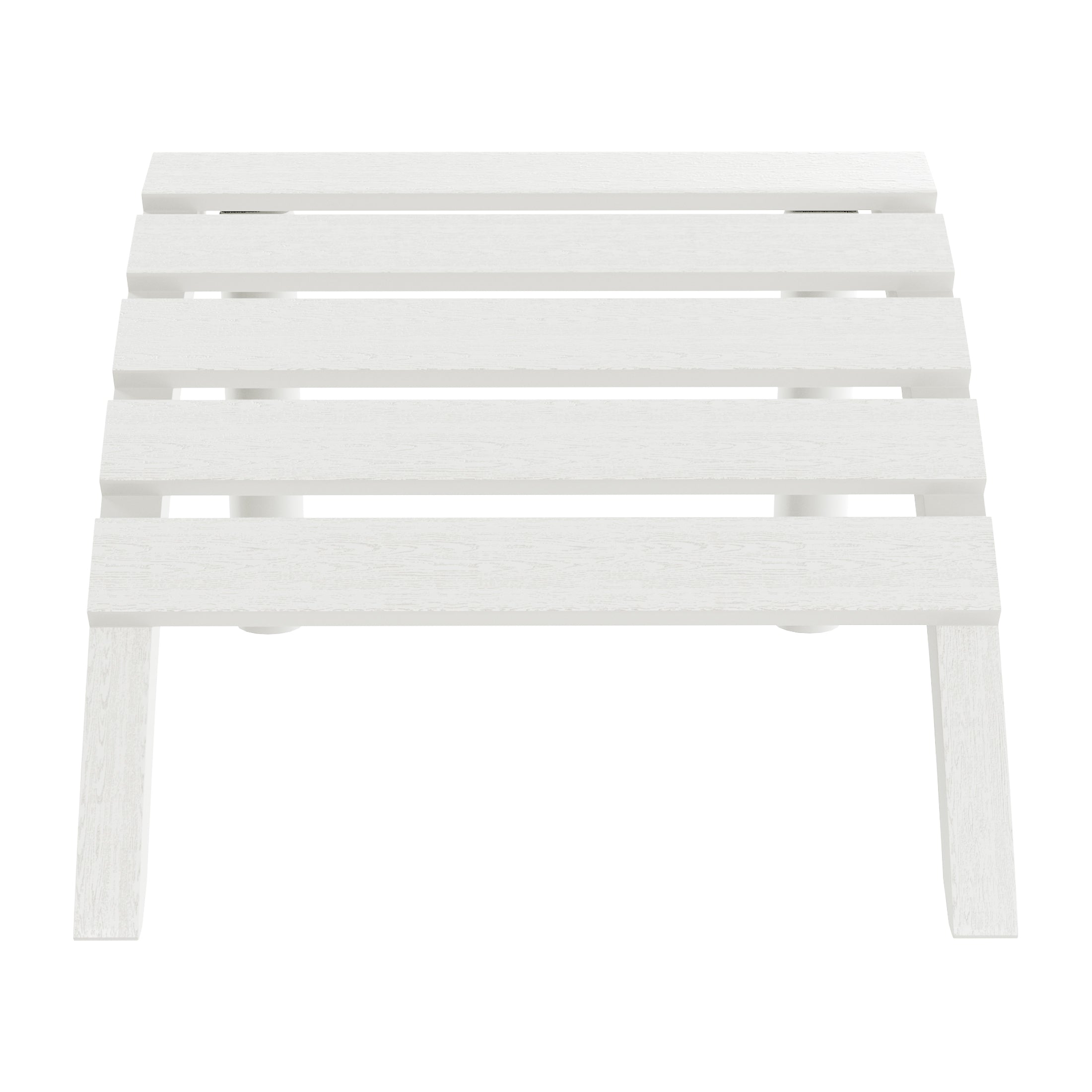 Cayman Outdoor Patio HDPE Adirondack Ottoman Footrest