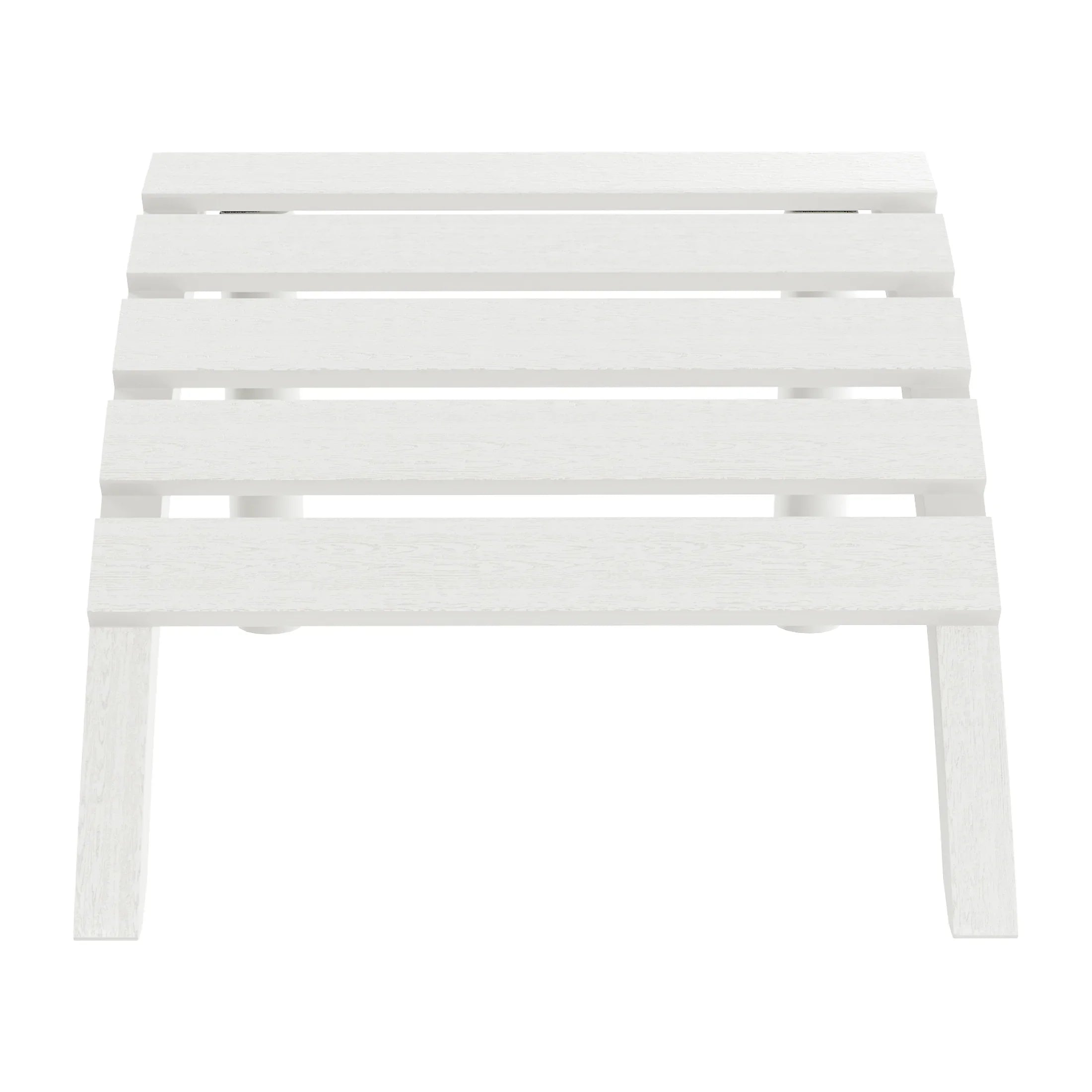 Cayman Outdoor Patio HDPE Adirondack Ottoman Footrest