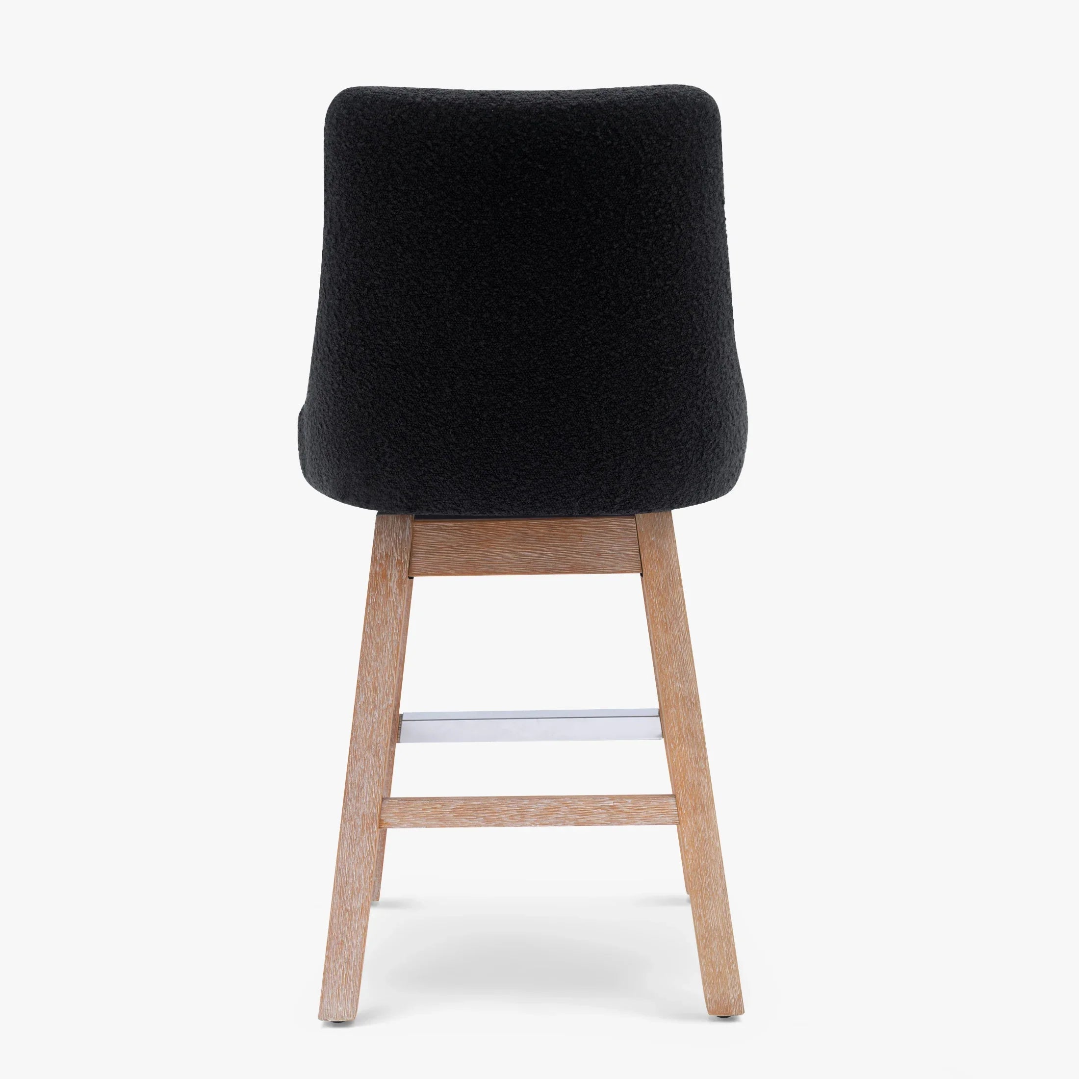 Amélie 26" Upholstered Swivel Counter Height Bar Stool