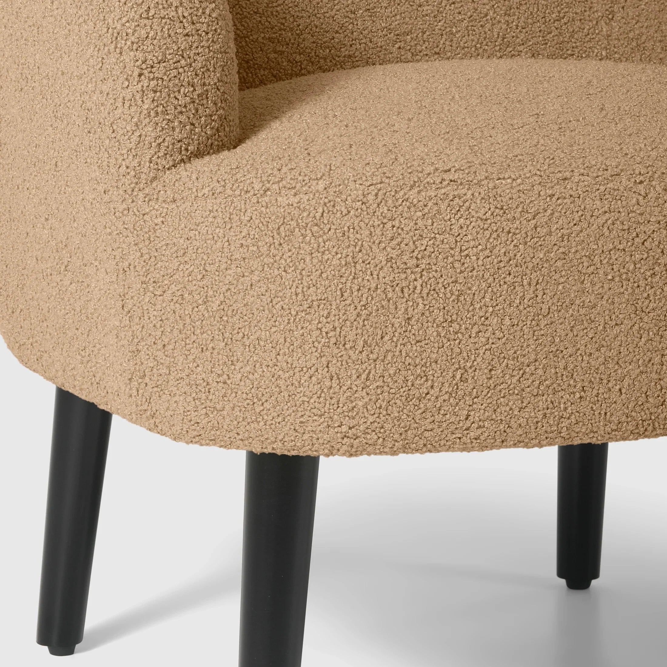 Celine 29" Wide Mid Century Modern Club Barrel Accent Armchair