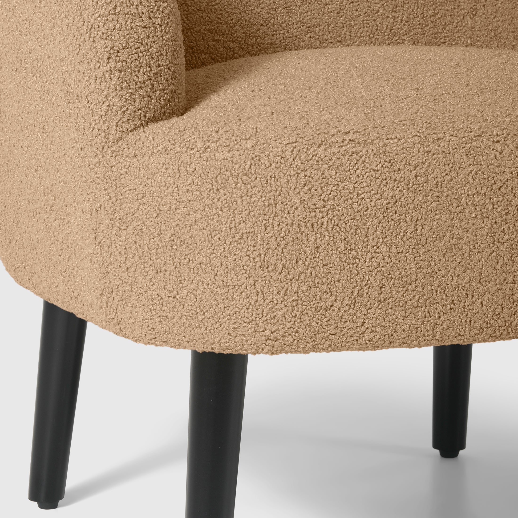 Celine 29" Wide Mid Century Modern Club Barrel Accent Armchair, Set of Two