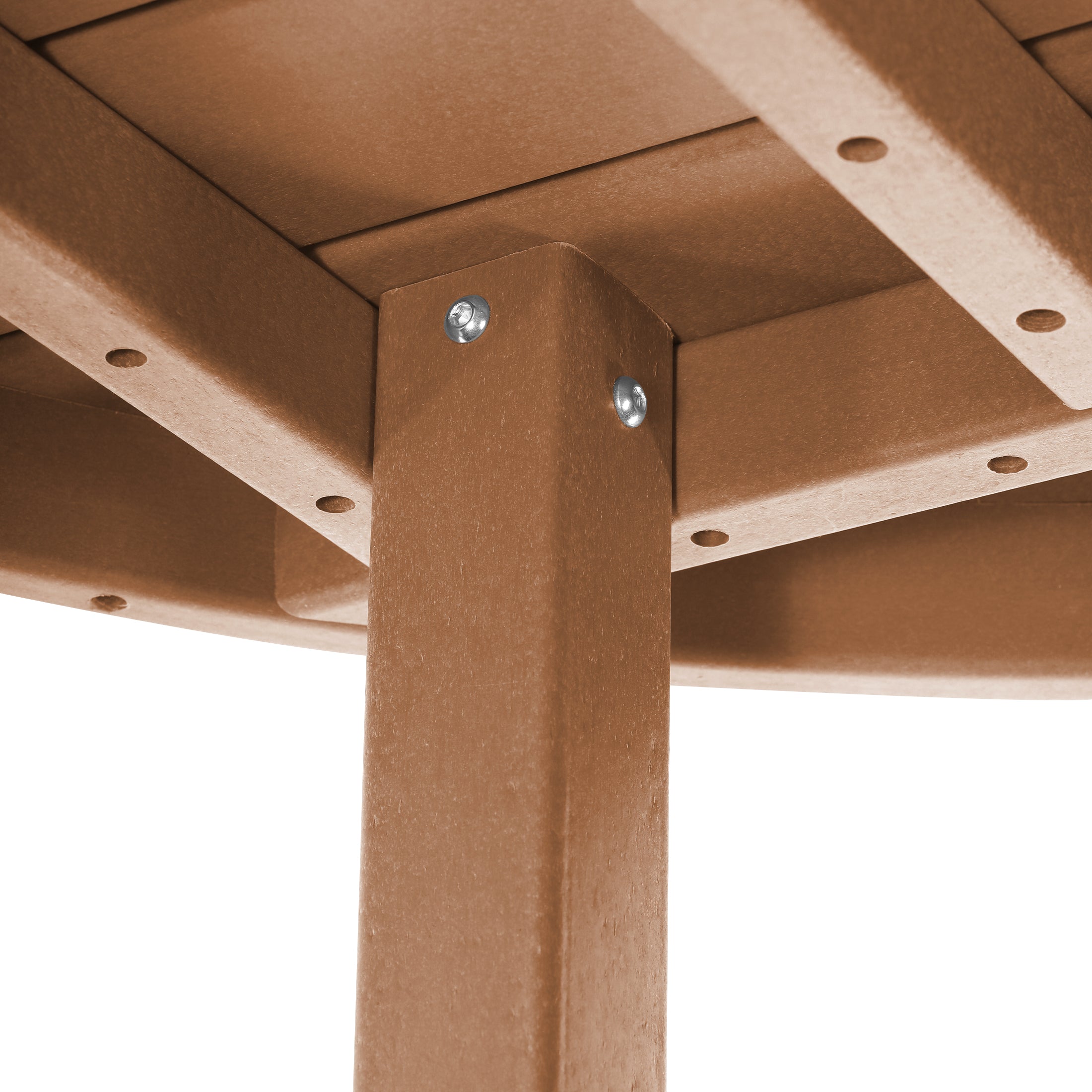 Paradise Low Outdoor HDPE Round Patio Coffee Table