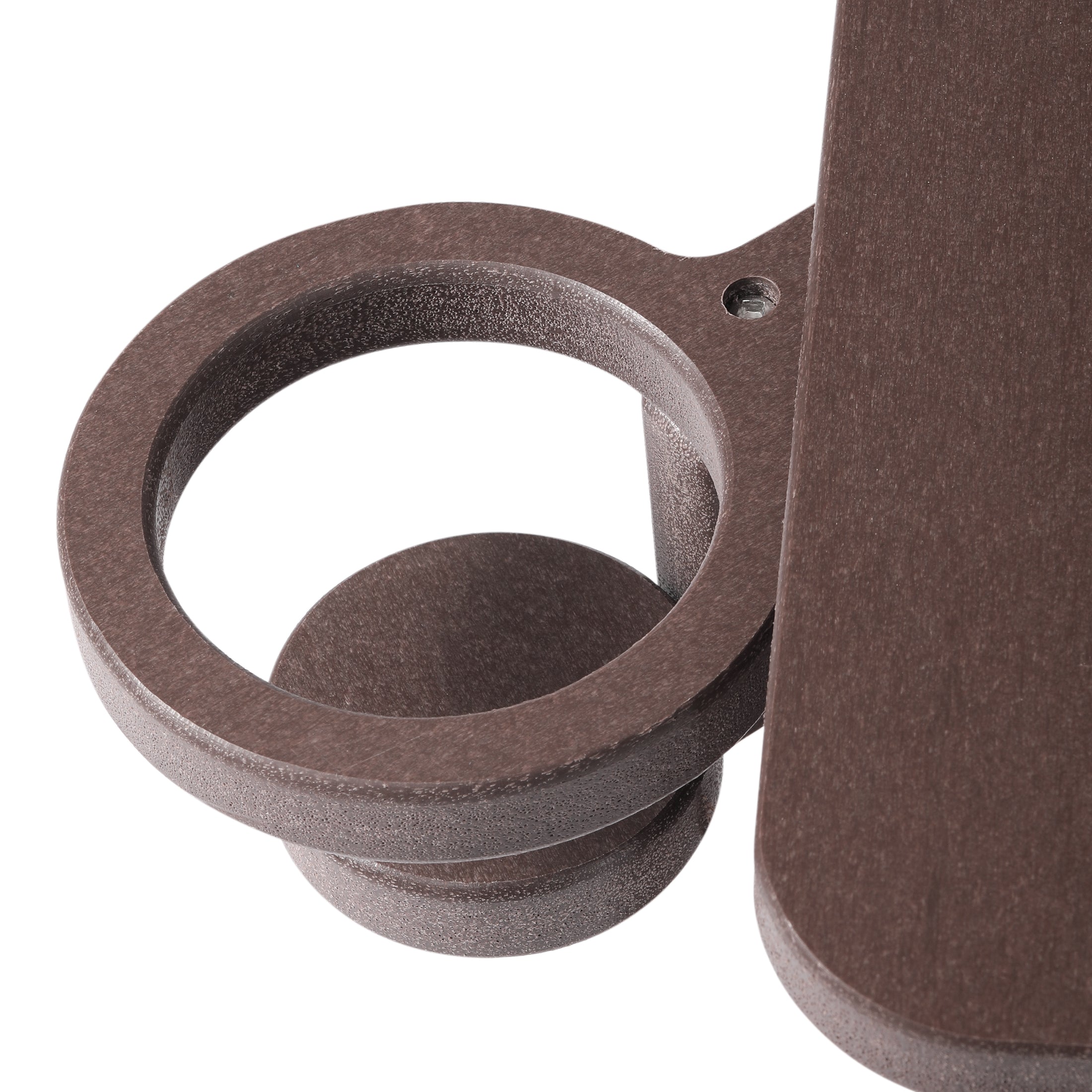 Lakeview 3-Piece Adirondack Chair with Cup Holder and Folding Ottoman and Table Set