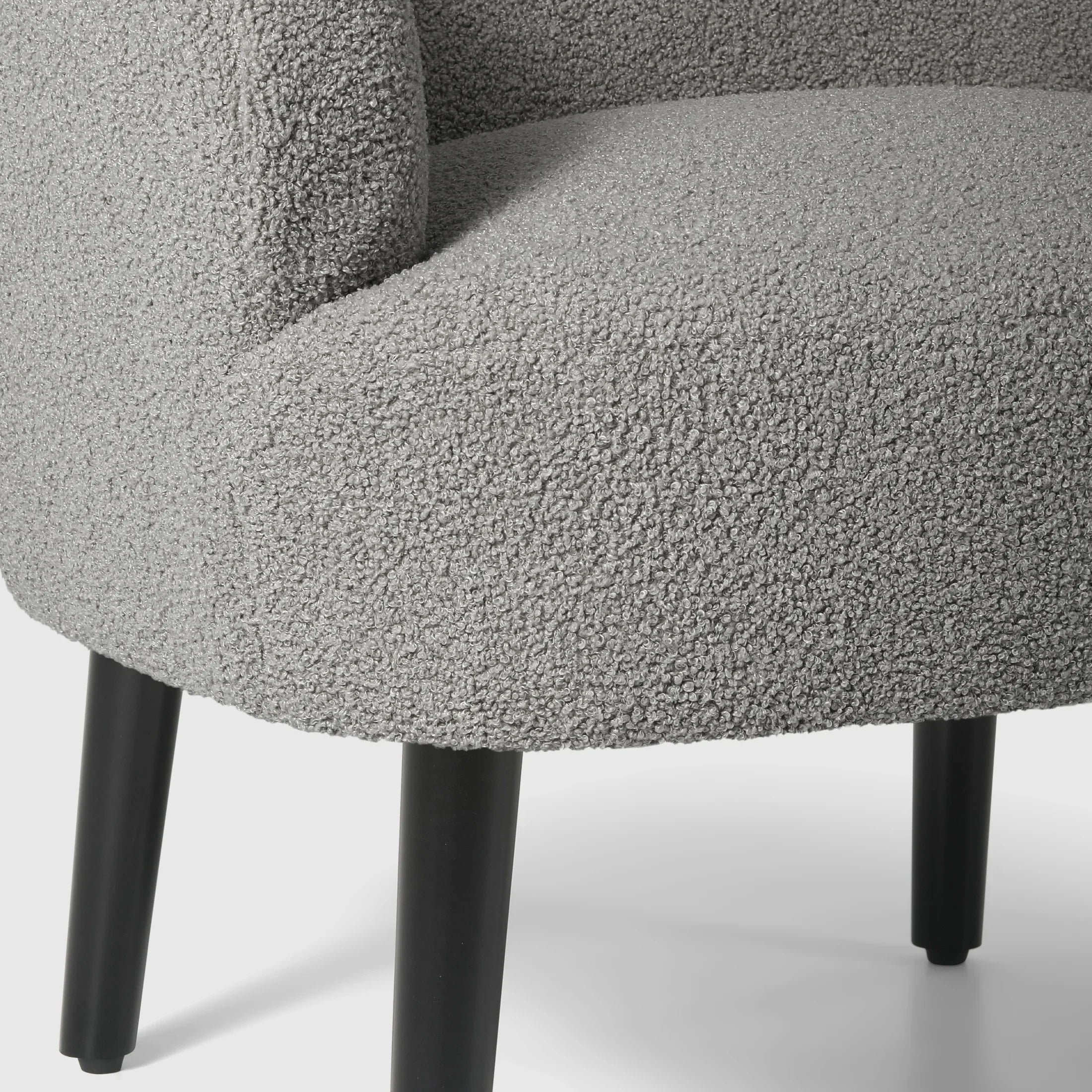 Celine 29" Wide Mid Century Modern Club Barrel Accent Armchair