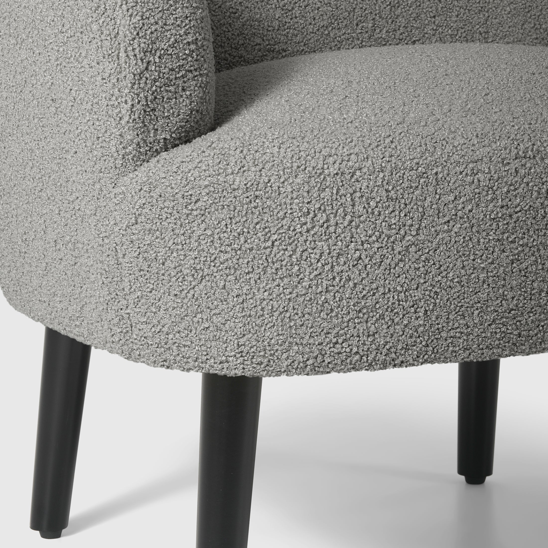 Celine 29" Wide Mid Century Modern Club Barrel Accent Armchair, Set of Two