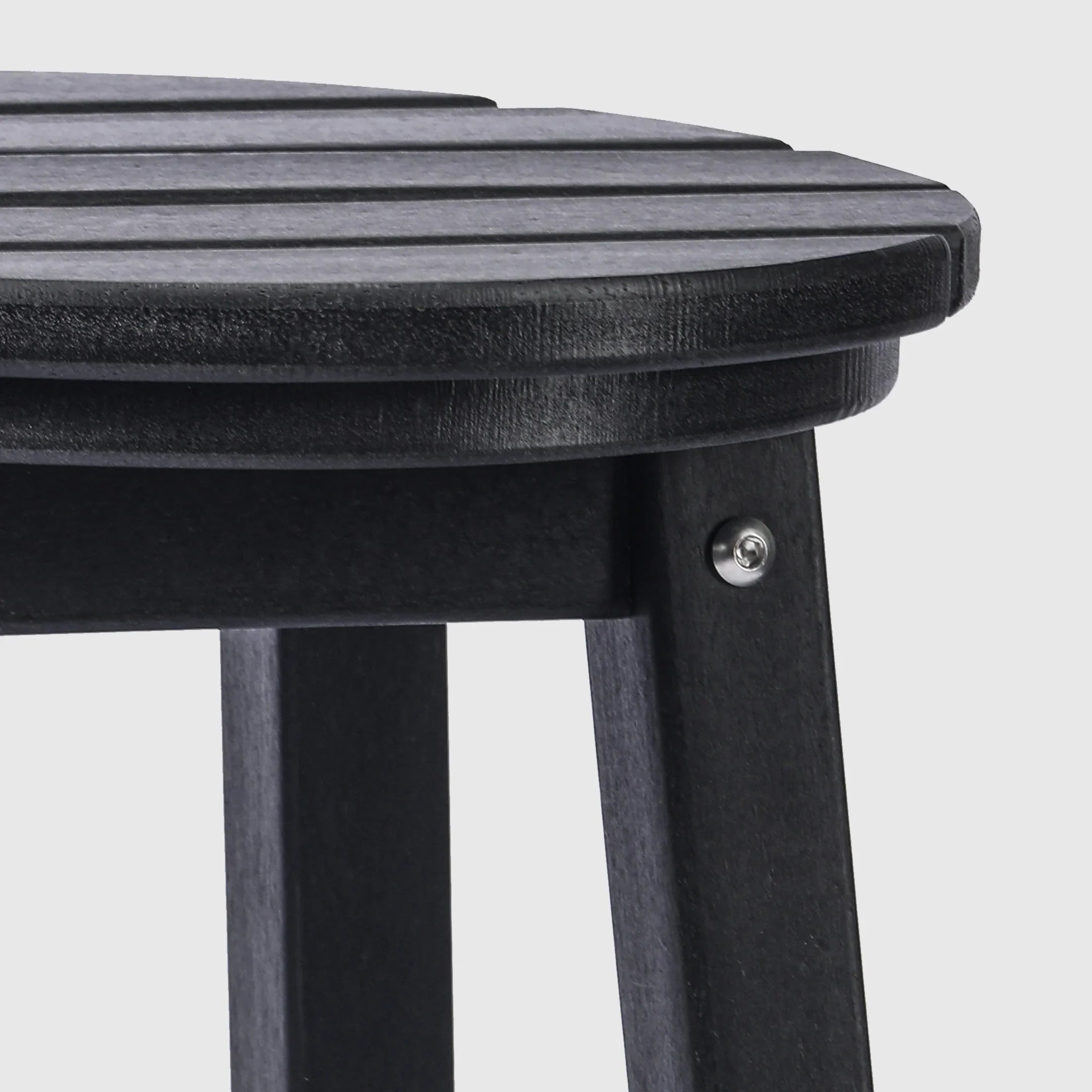 Paradise 29" HDPE Outdoor Patio Round Bar Stool Set of 2