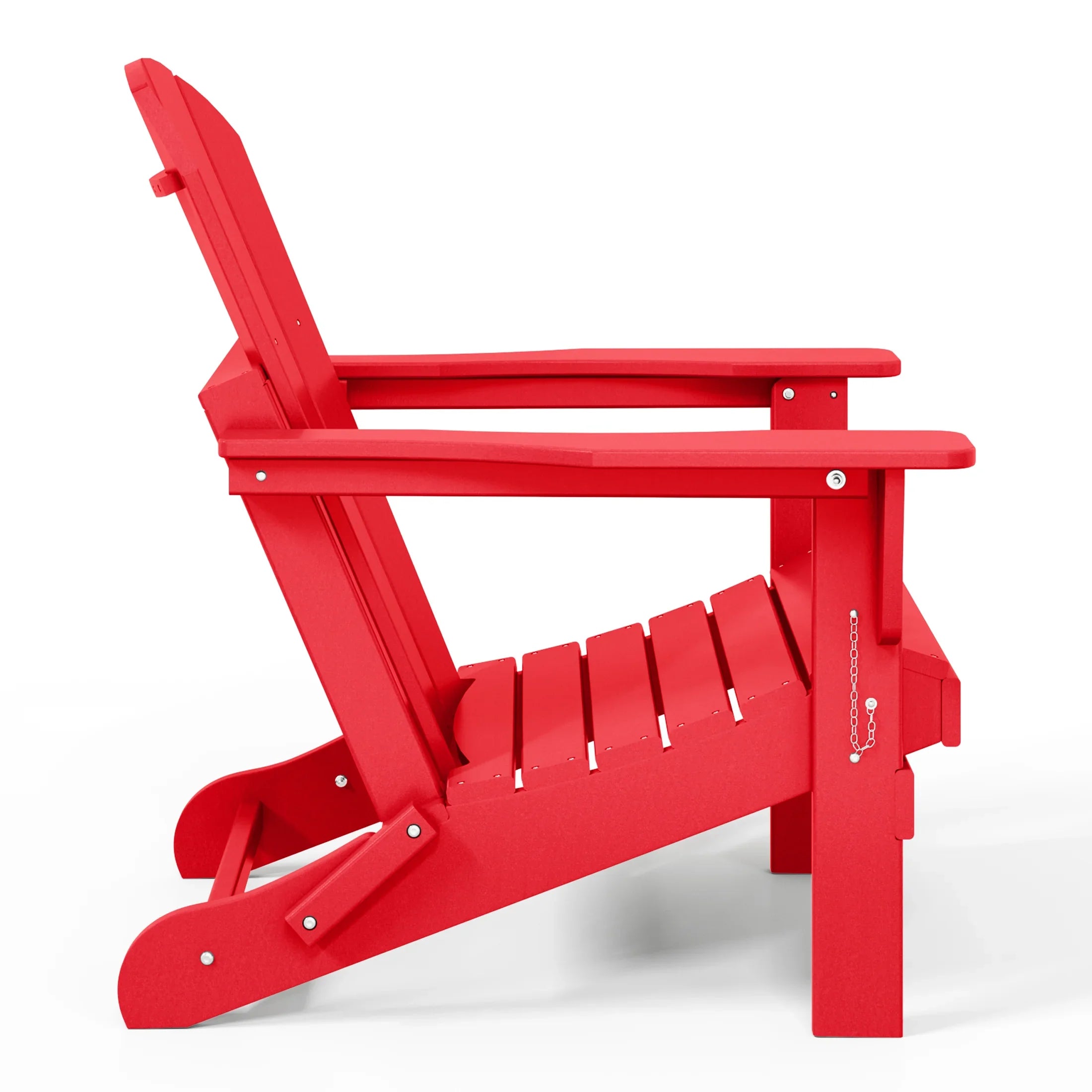 Paradise Outdoor Folding Poly Adirondack Chair (Set of 8)
