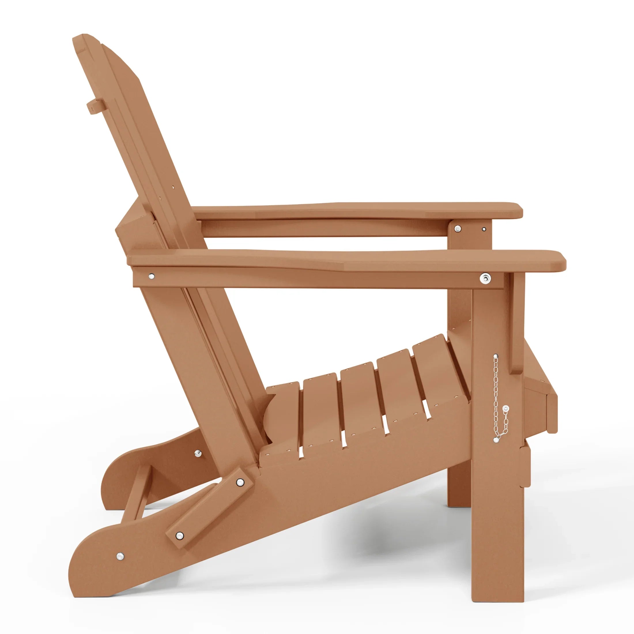 Paradise Outdoor Folding Poly Adirondack Chair (Set of 8)