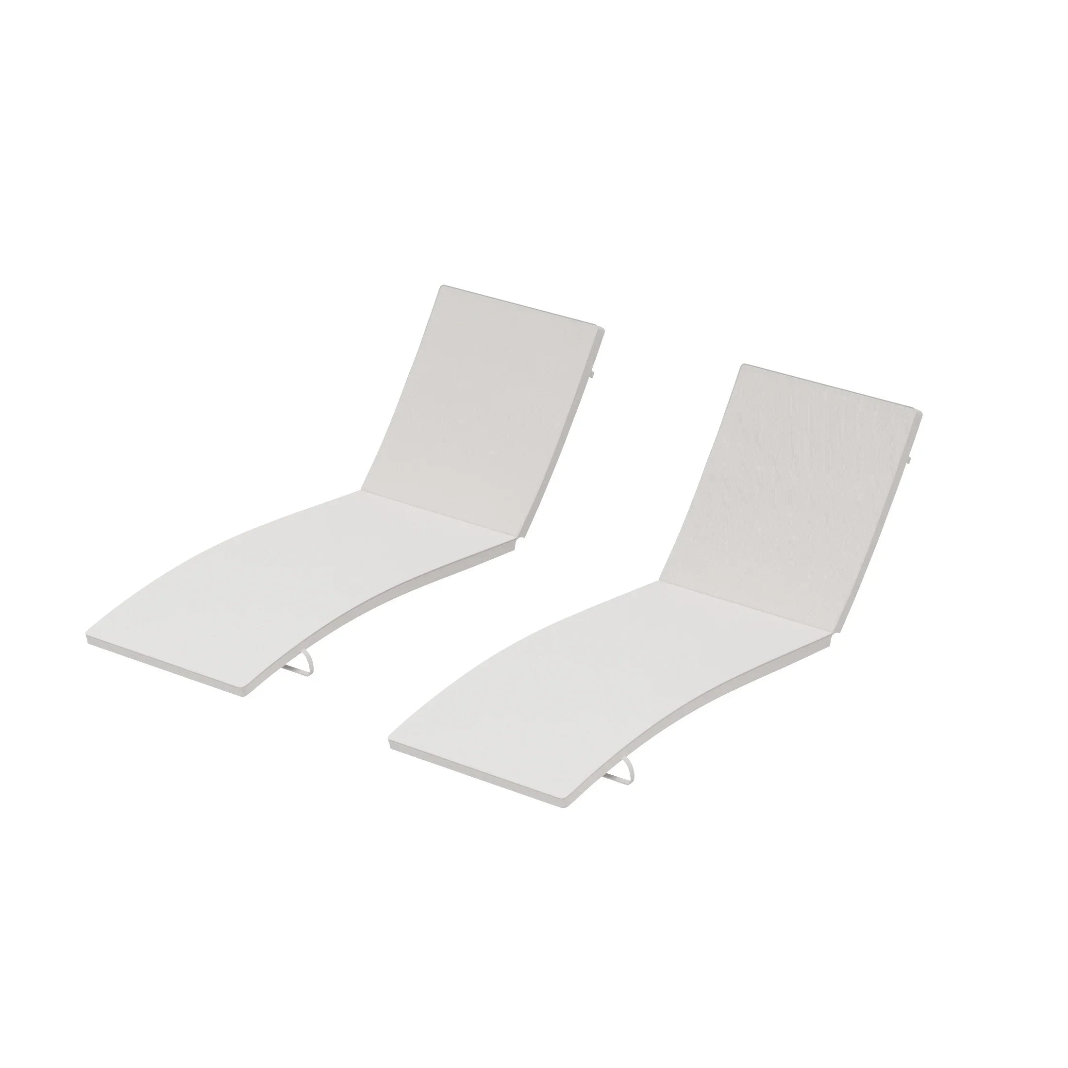Bahama Outdoor Patio Chaise Lounge Cushion (Set of 2)