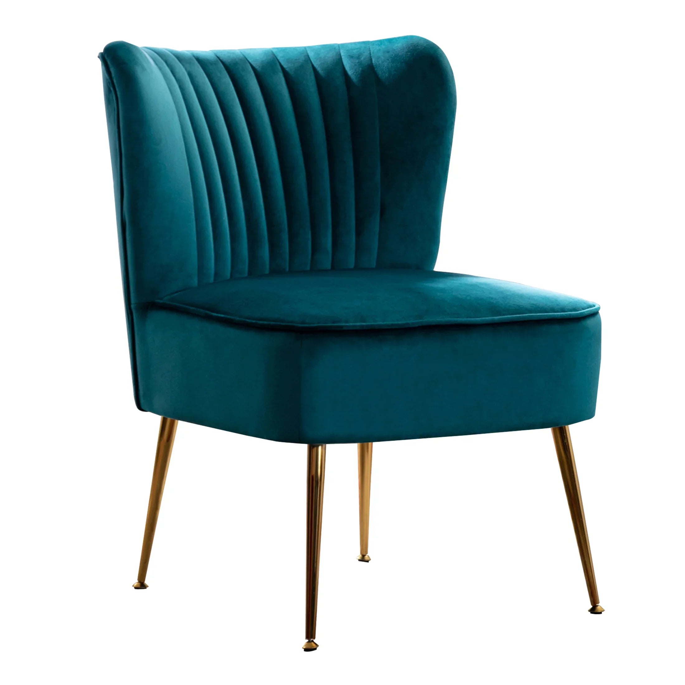 Alaia Mid Century Modern Tufted Velvet Loveseat Sofa and 22" Accent Chair 3-Piece Set
