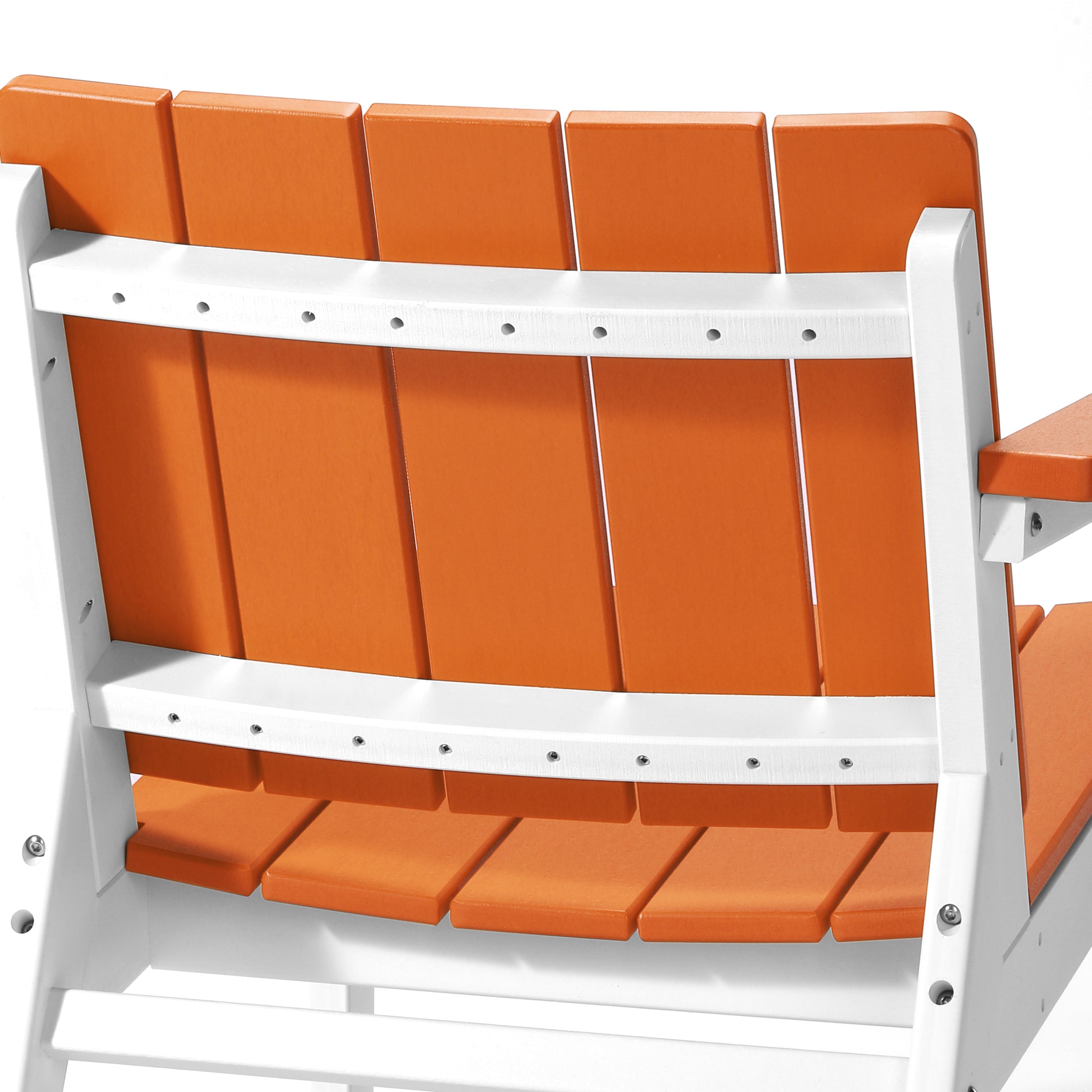 Seaside 3-Piece Outdoor HDPE Conversation Set with Deep Seating Chairs and Round Side Table