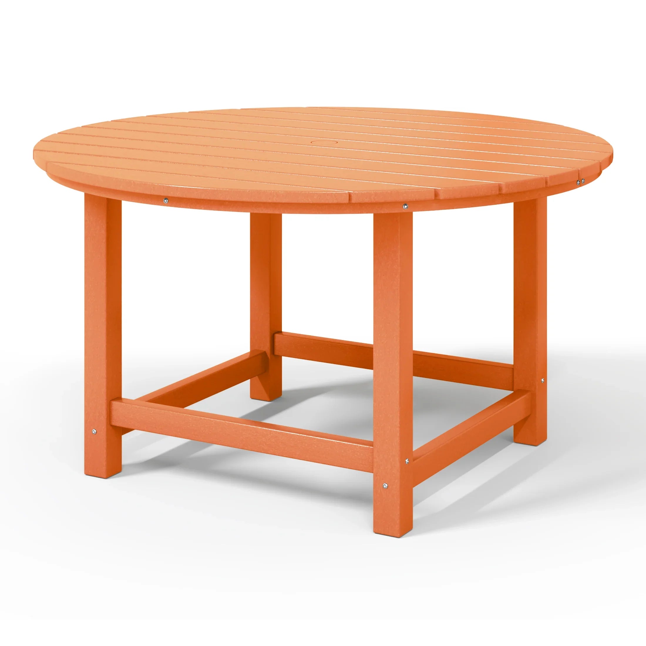 Paradise Kids Outdoor Patio Furniture HDPE 38" Wide Round Dining Table