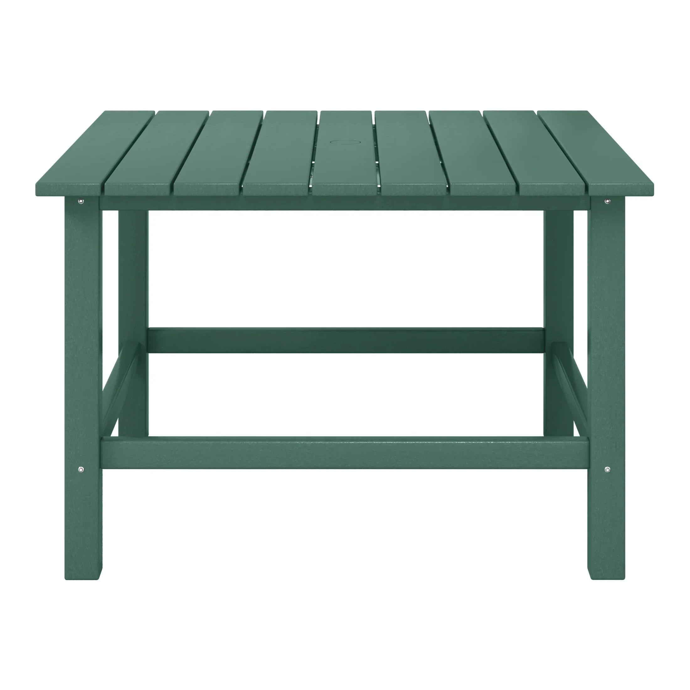 Paradise Kids Outdoor Patio Furniture HDPE 30" Wide Square Dining Table