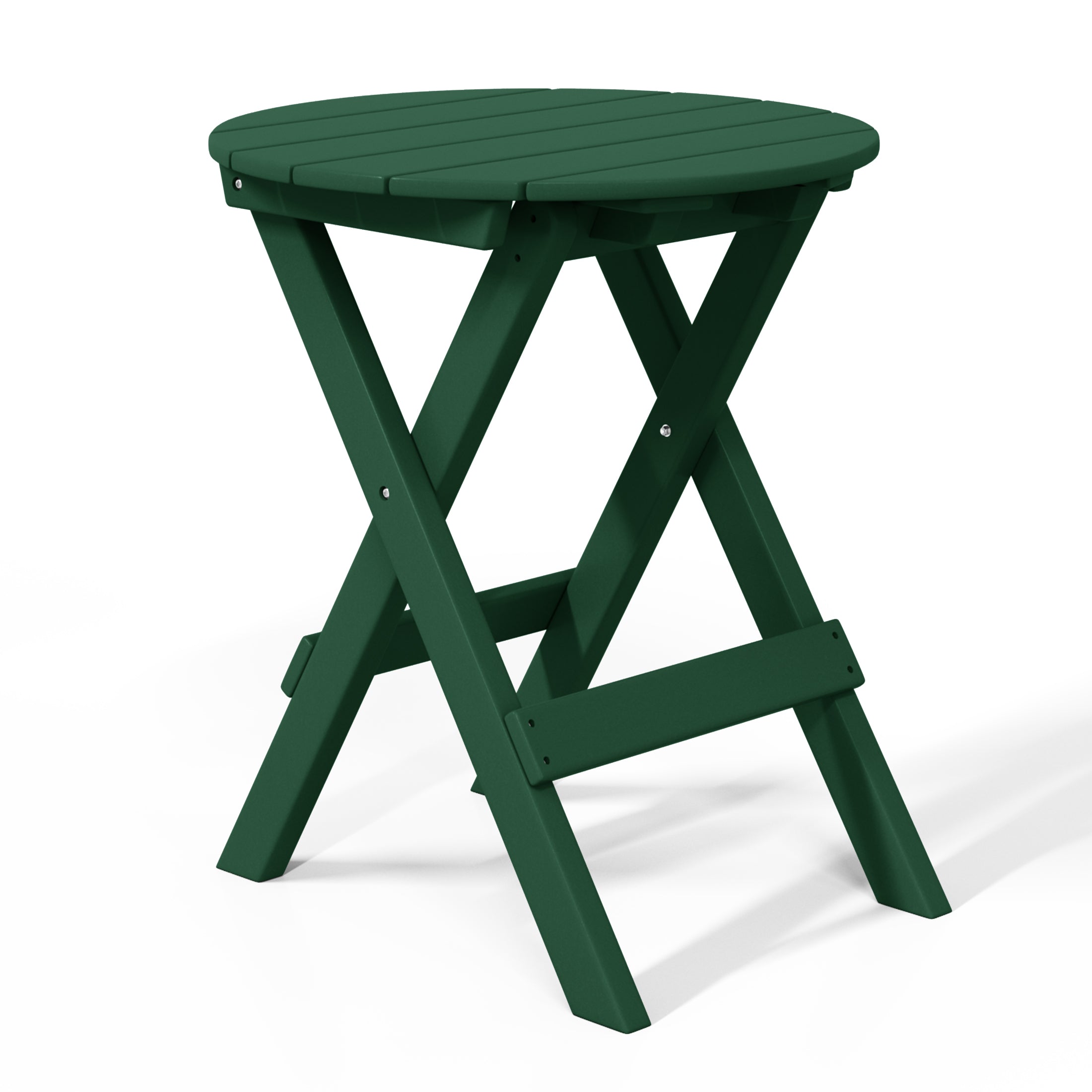 Paradise HDPE Outdoor 24.5 Inch Round Portable Folding Patio Dining Table