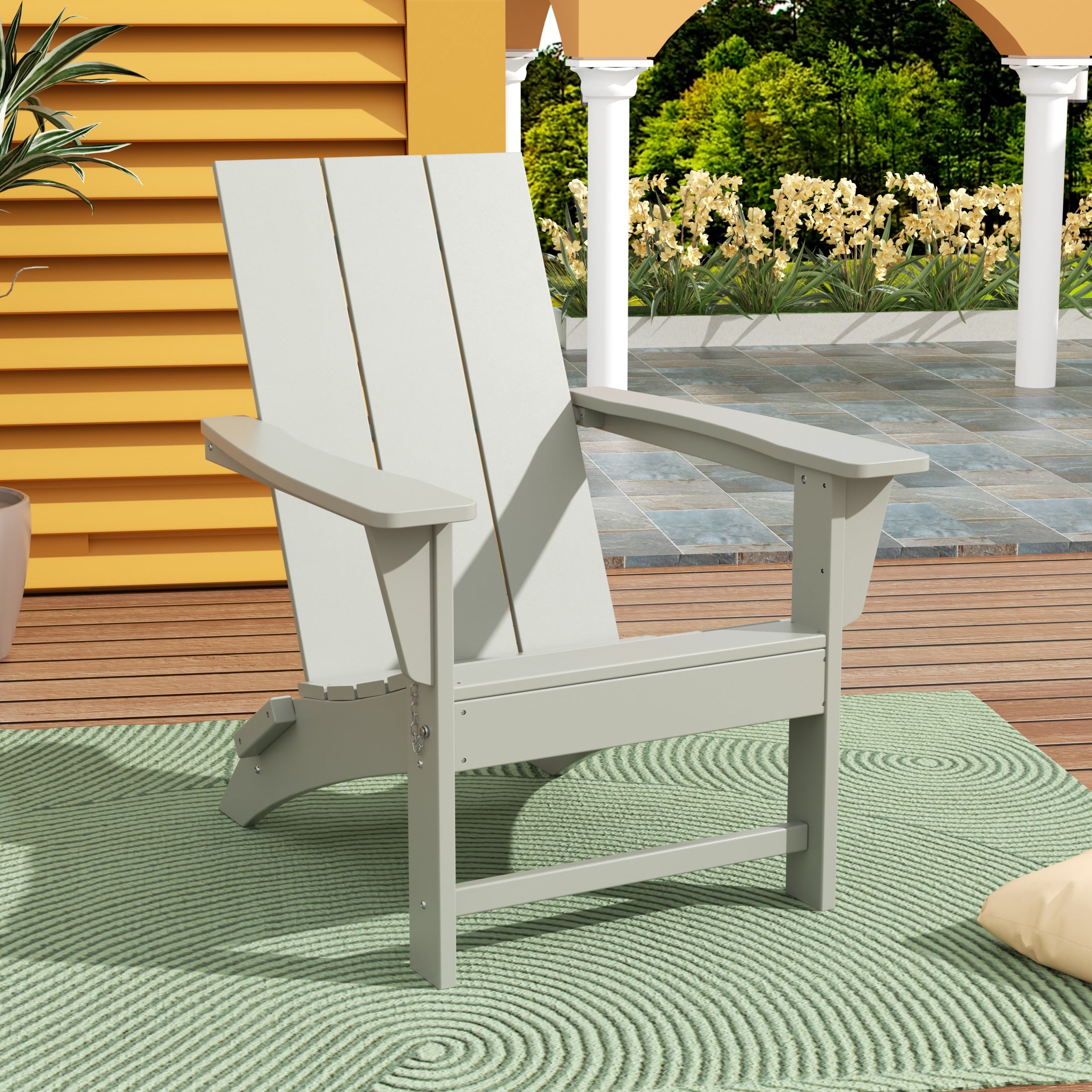 Palms Modern Outdoor Folding Adirondack Chair