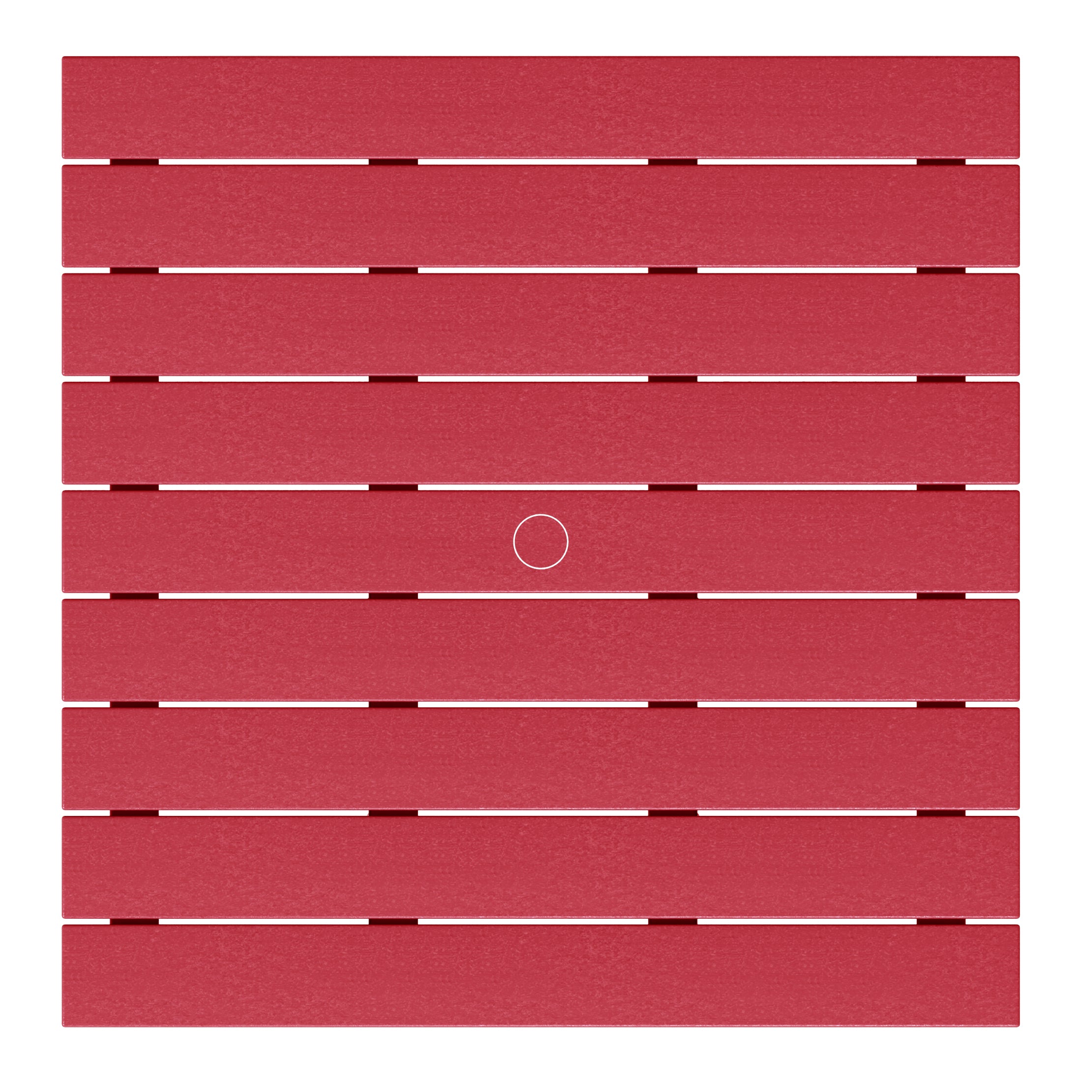 Paradise Kids Outdoor Patio Furniture HDPE 30" Wide Square Dining Table