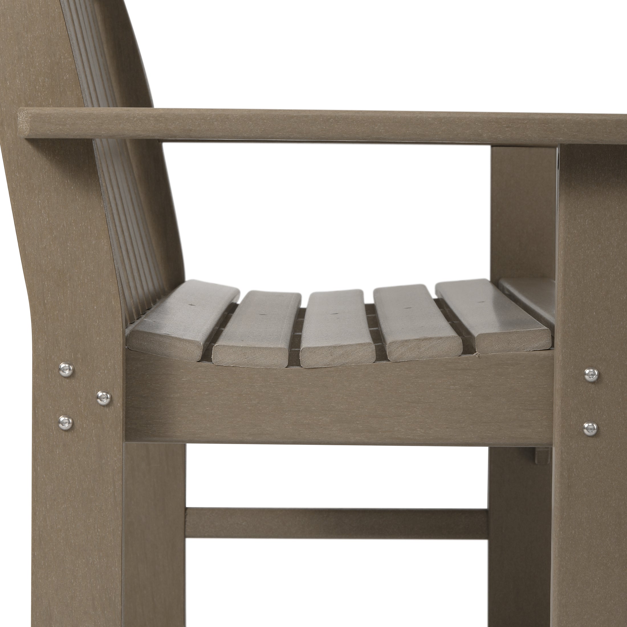 Paradise 3-Piece HDPE Outdoor Patio Furniture Couch and Coffee Table Set