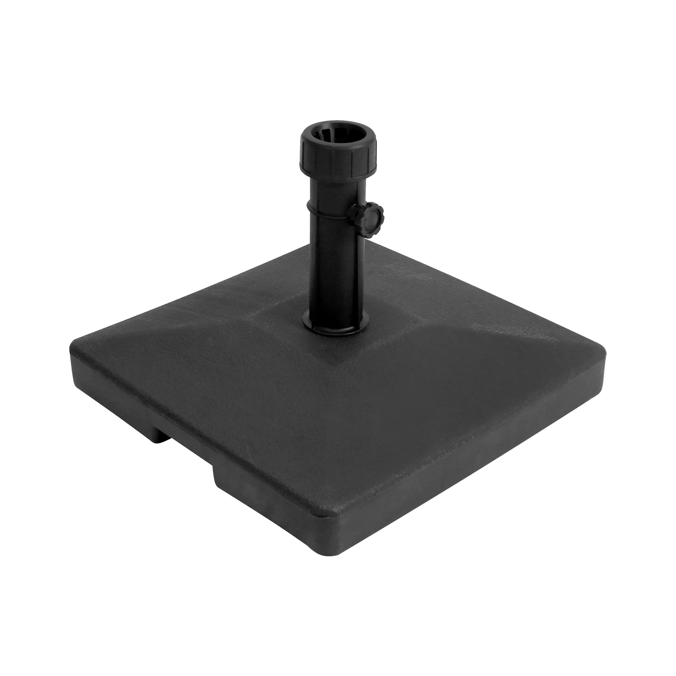 Altos 18" square concrete filled plastic free standing umbrella base