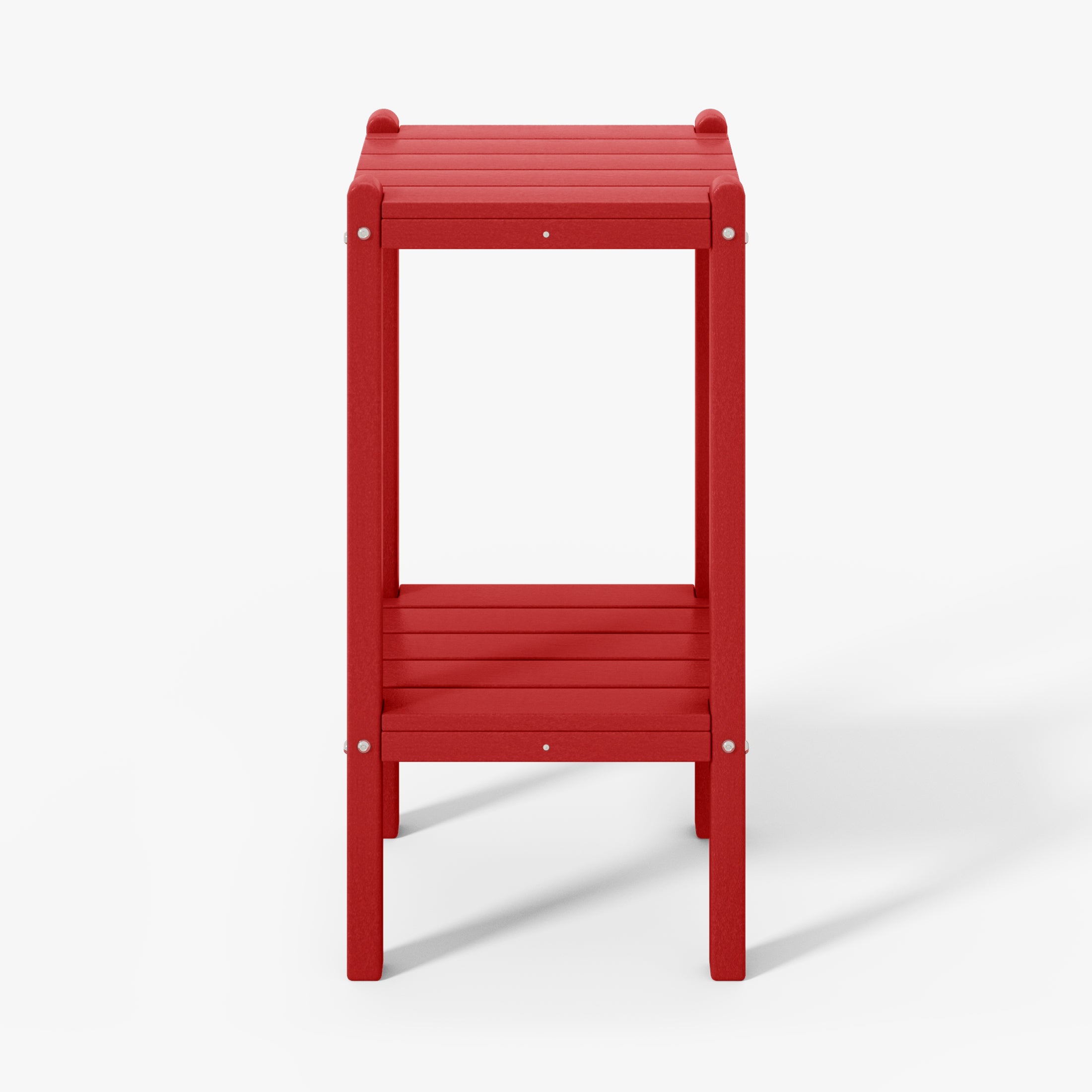 Paradise 36" Outdoor Adirondack HDPE 2-Tier Patio Side Table