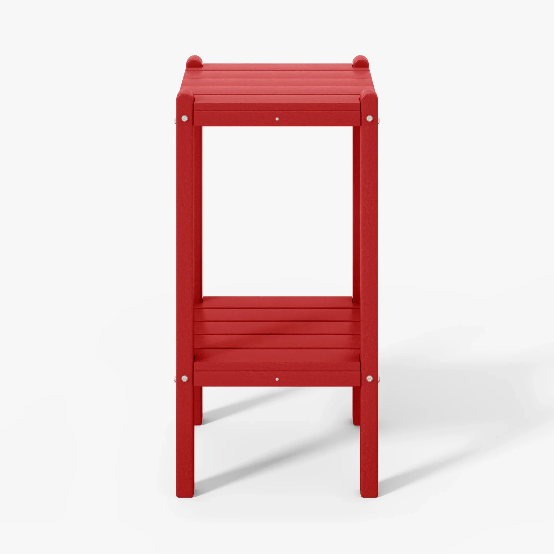 Paradise 36" Outdoor Adirondack HDPE 2-Tier Patio Side Table