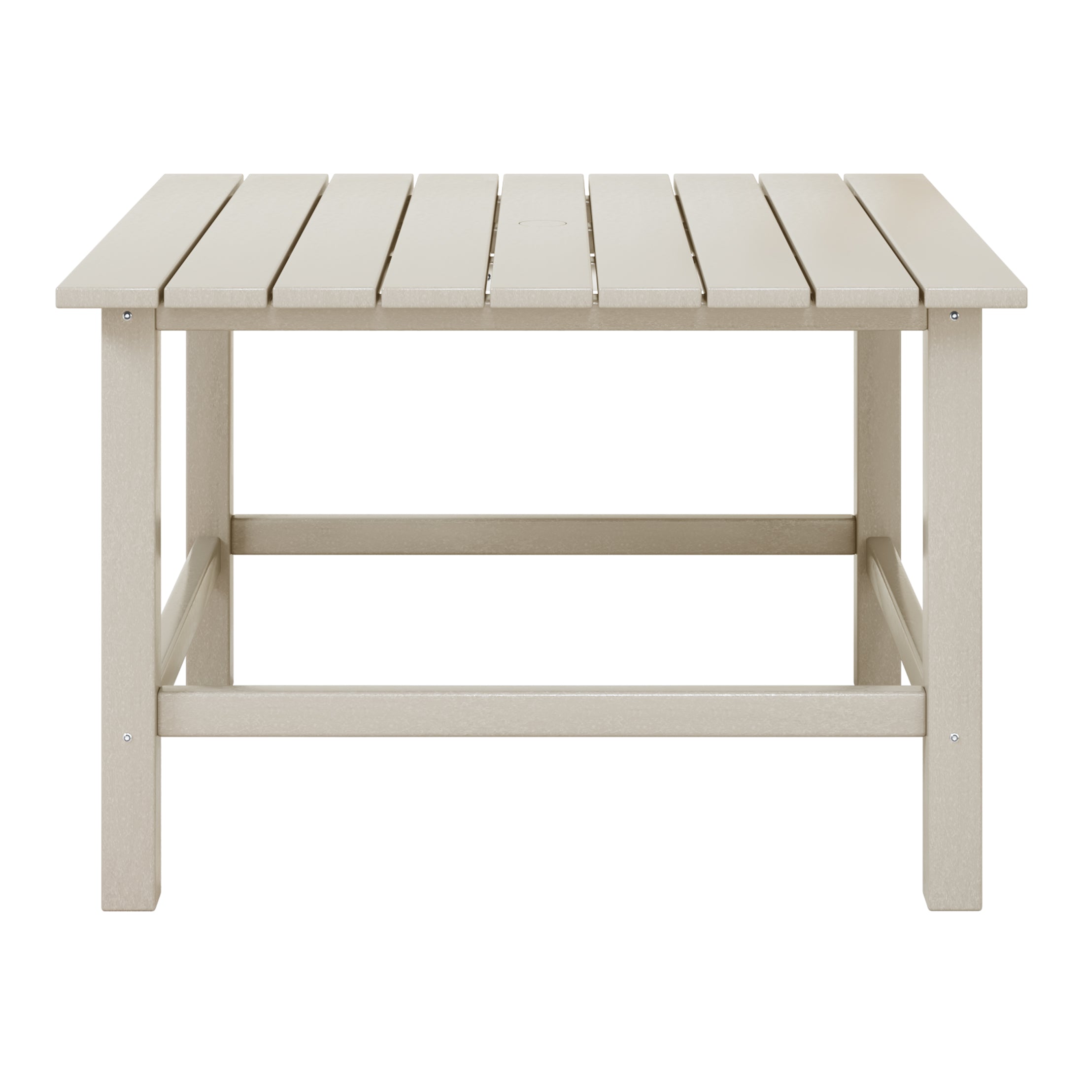 Paradise Kids Outdoor Patio Furniture HDPE 30" Wide Square Dining Table