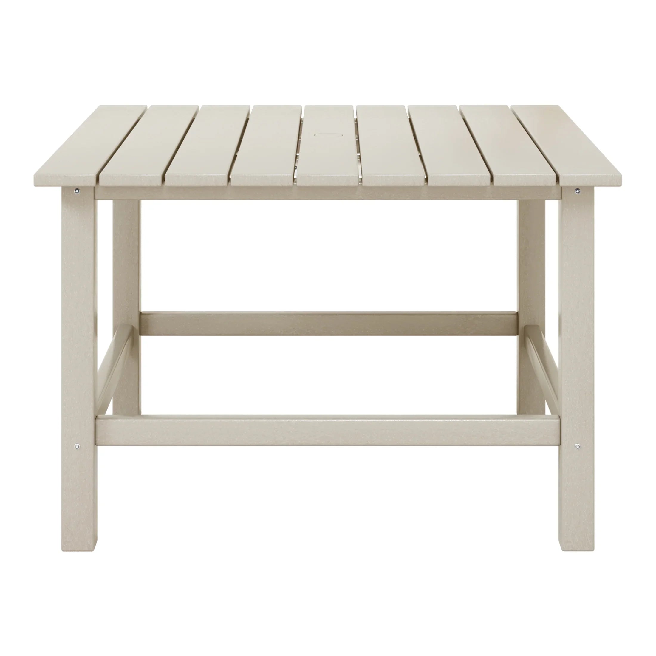 Paradise Kids Outdoor Patio Furniture HDPE 30" Wide Square Dining Table