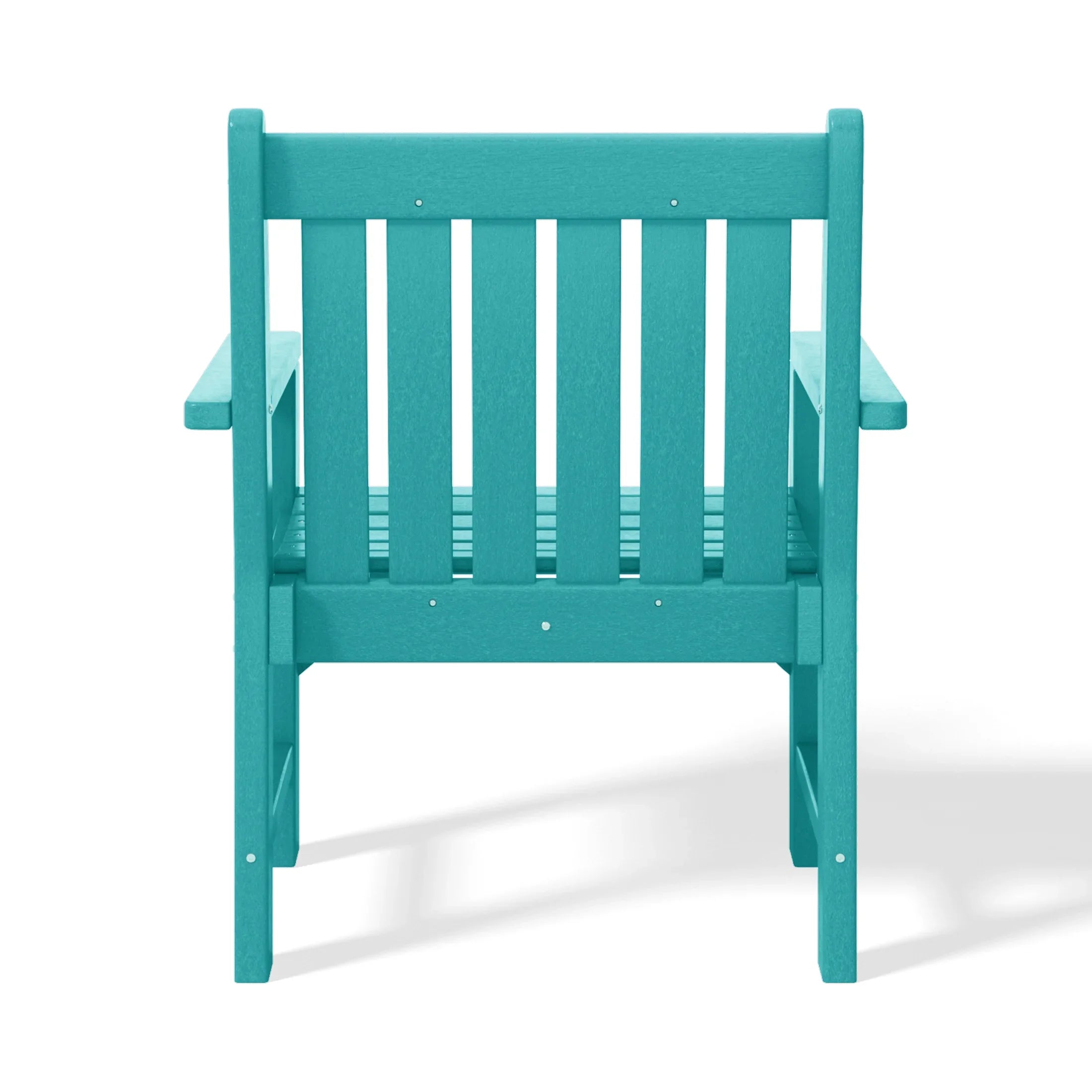 Paradise Outdoor Patio HDPE Adirondack Dining Arm Chair