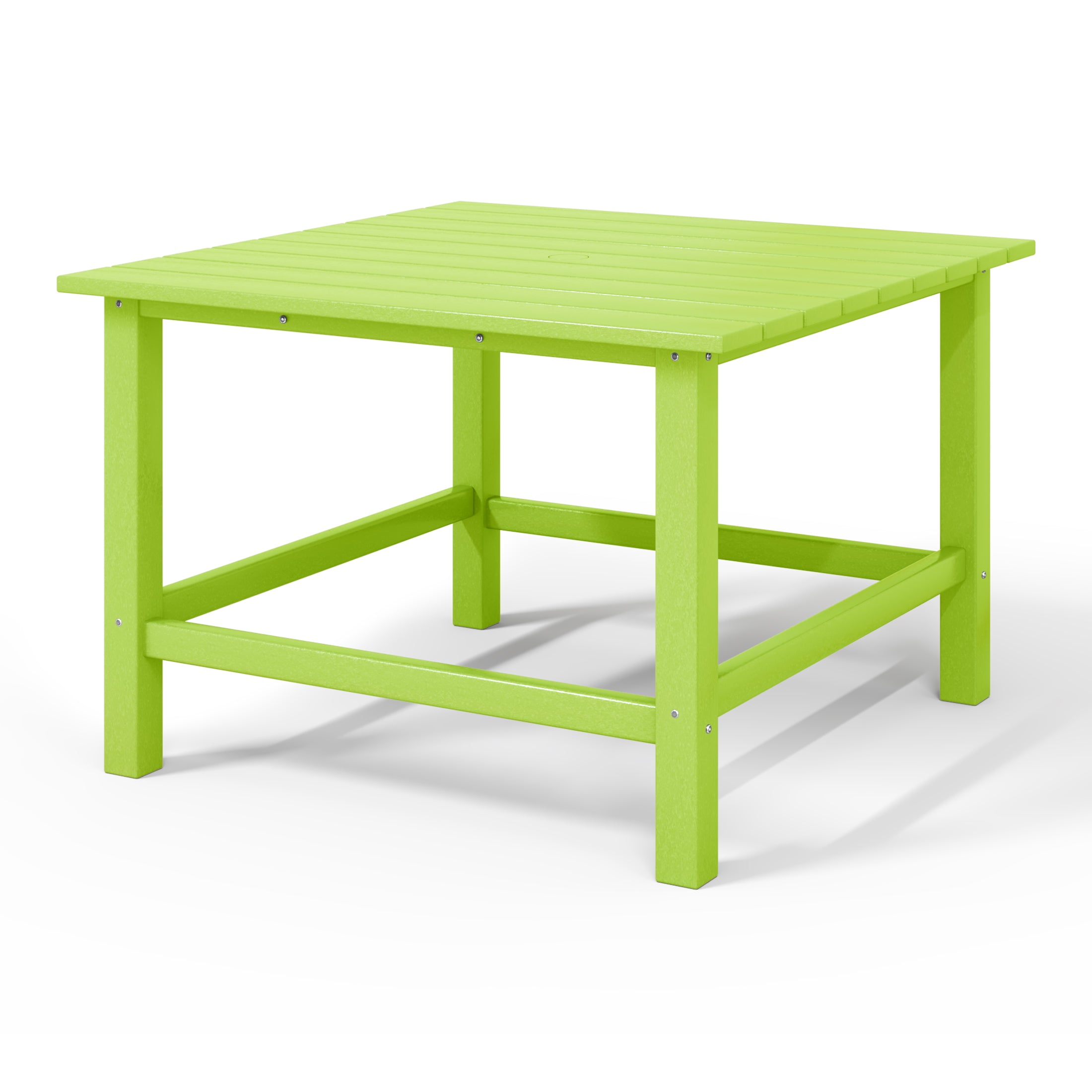 Paradise Kids Outdoor Patio Furniture HDPE 30" Wide Square Dining Table