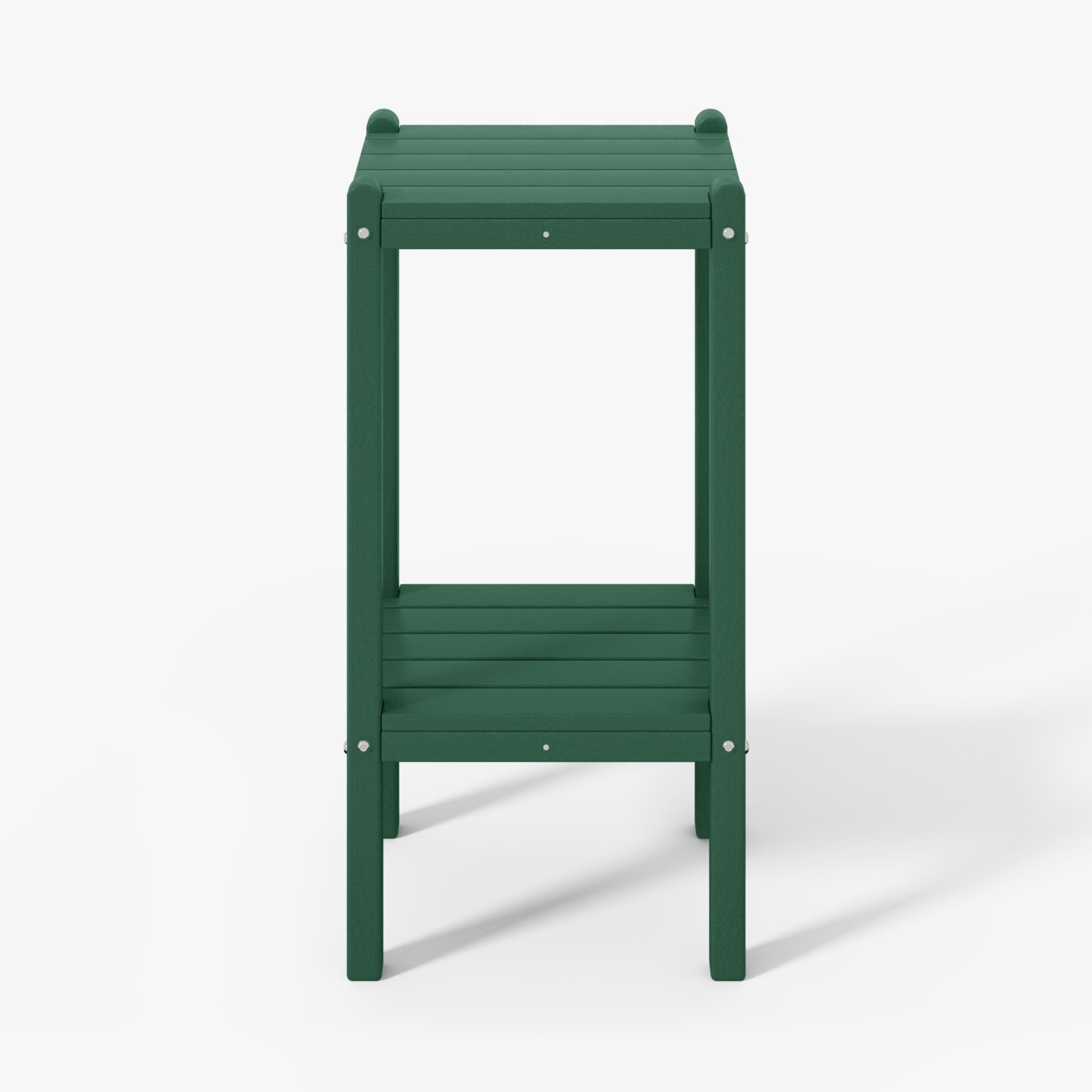 Paradise 36" Outdoor Adirondack HDPE 2-Tier Patio Side Table