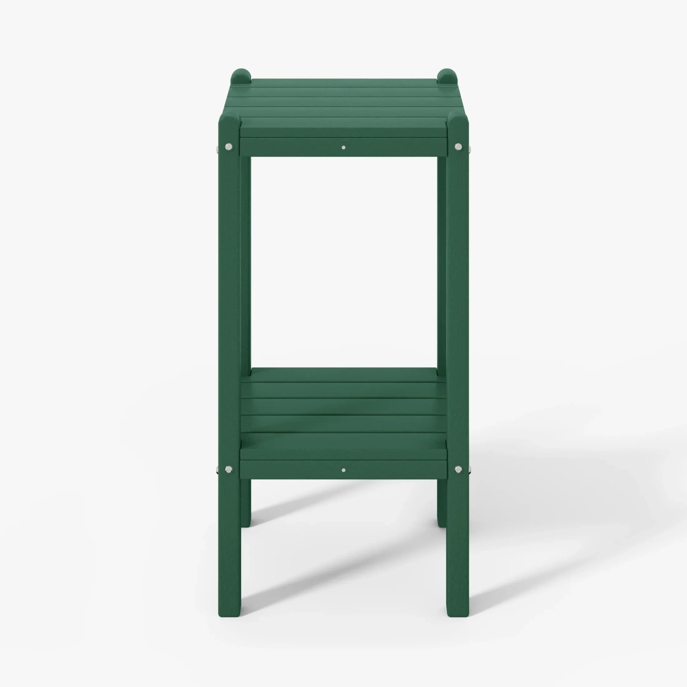 Paradise 36" Outdoor Adirondack HDPE 2-Tier Patio Side Table