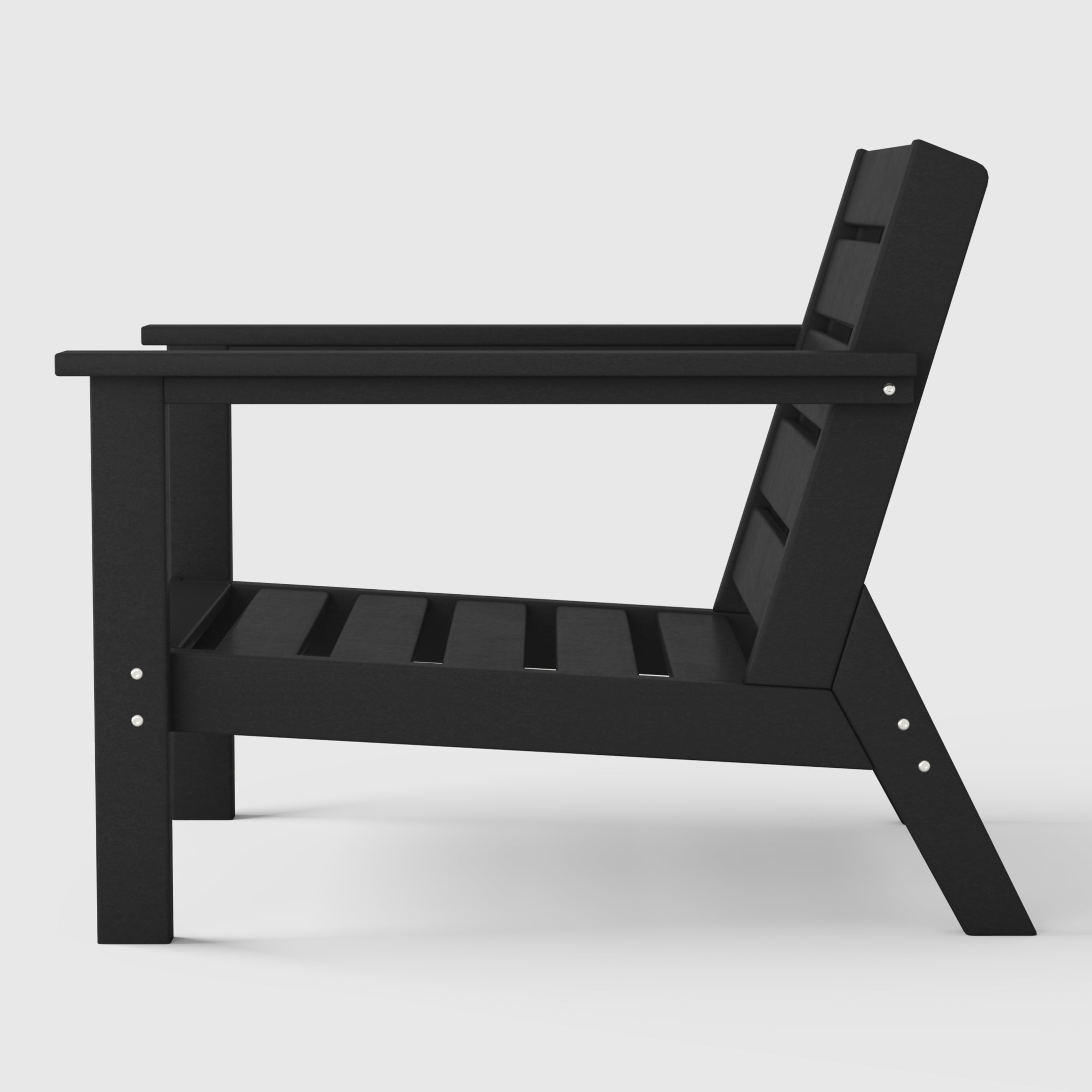 Portsmouth Outdoor Patio HDPE Deep Seating Armchair