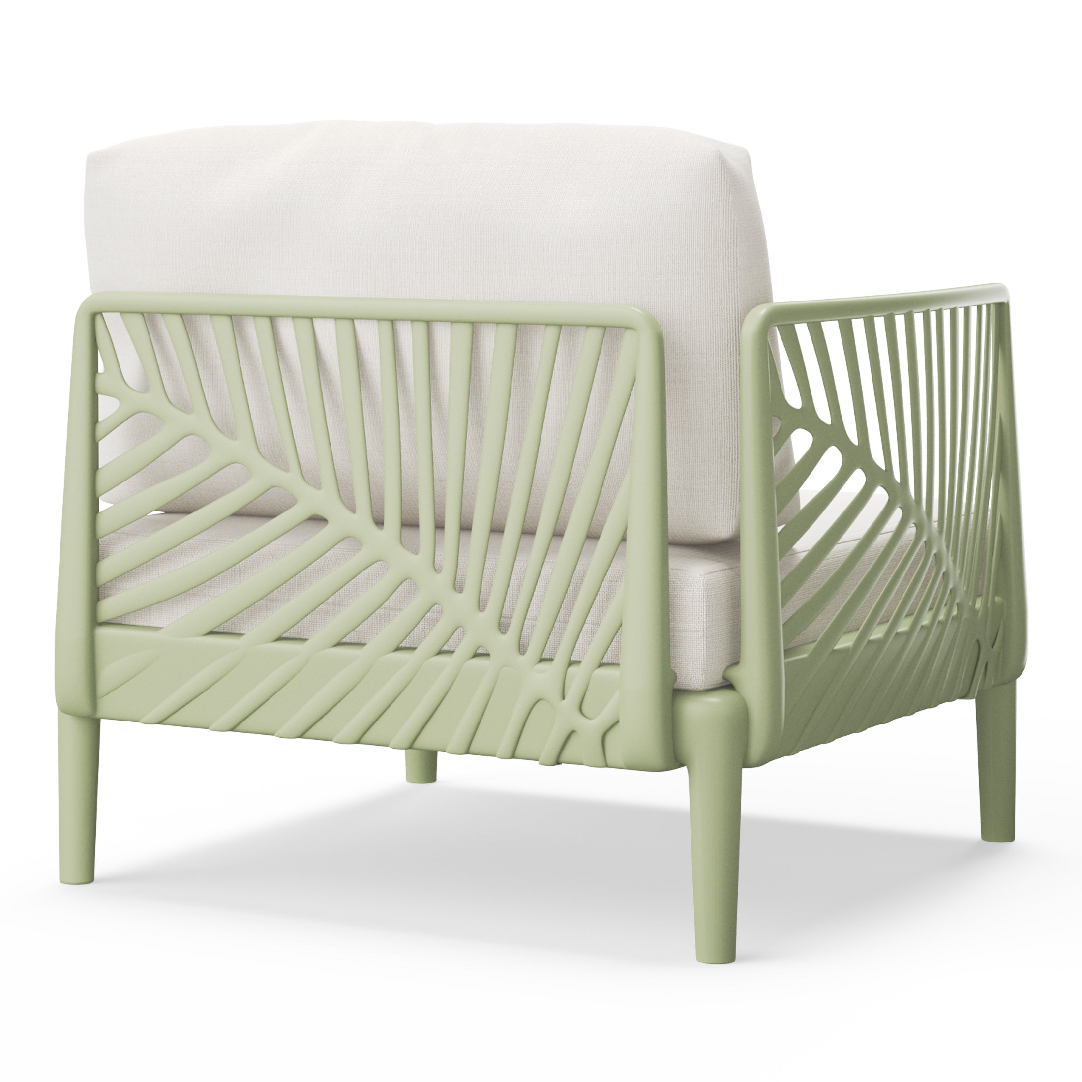 Sunshine Modern 6-Piece Polypropylene Resin Modular L Shaped Corner Patio Furniture Sectional