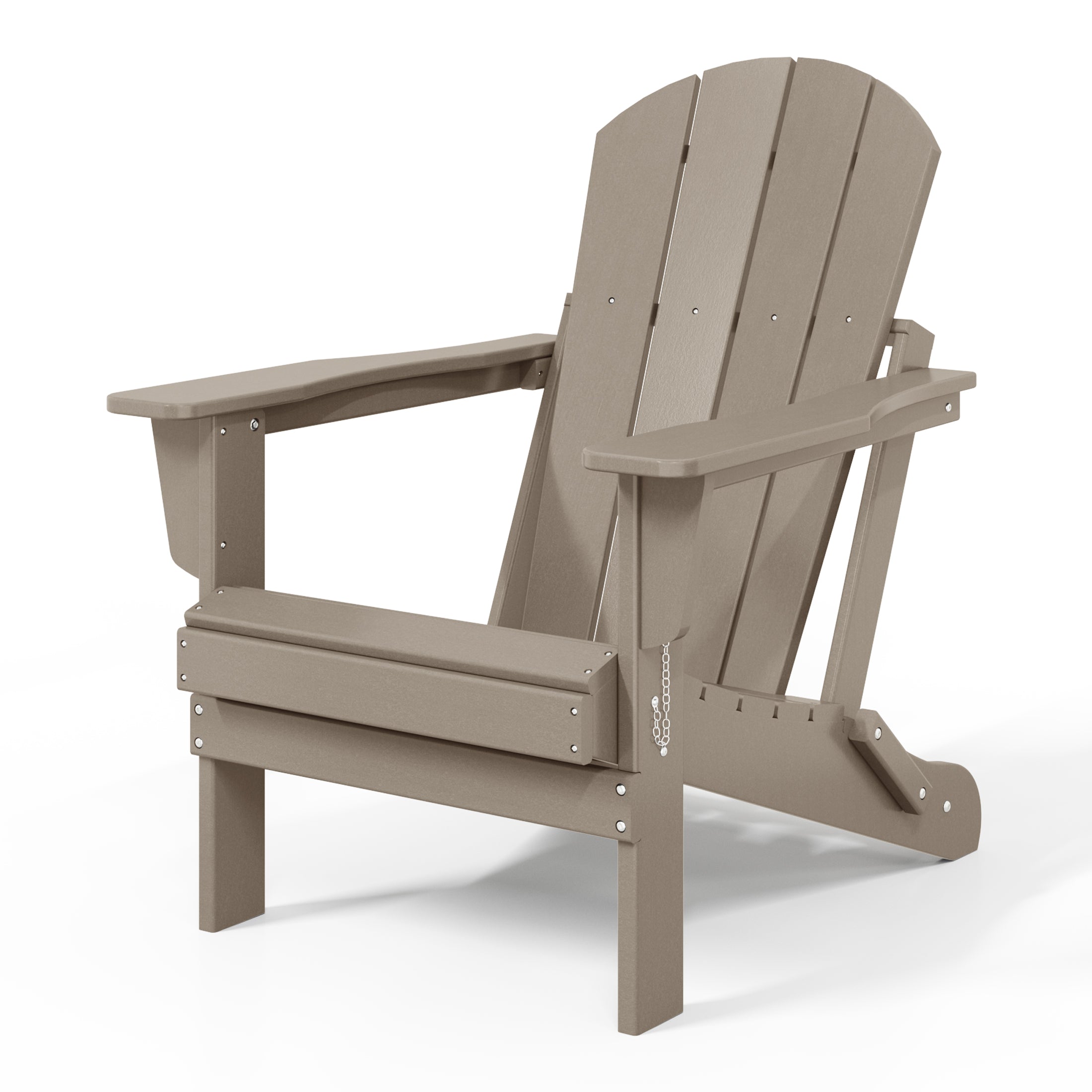 Paradise Outdoor Folding Poly Adirondack Chair (Set of 8)