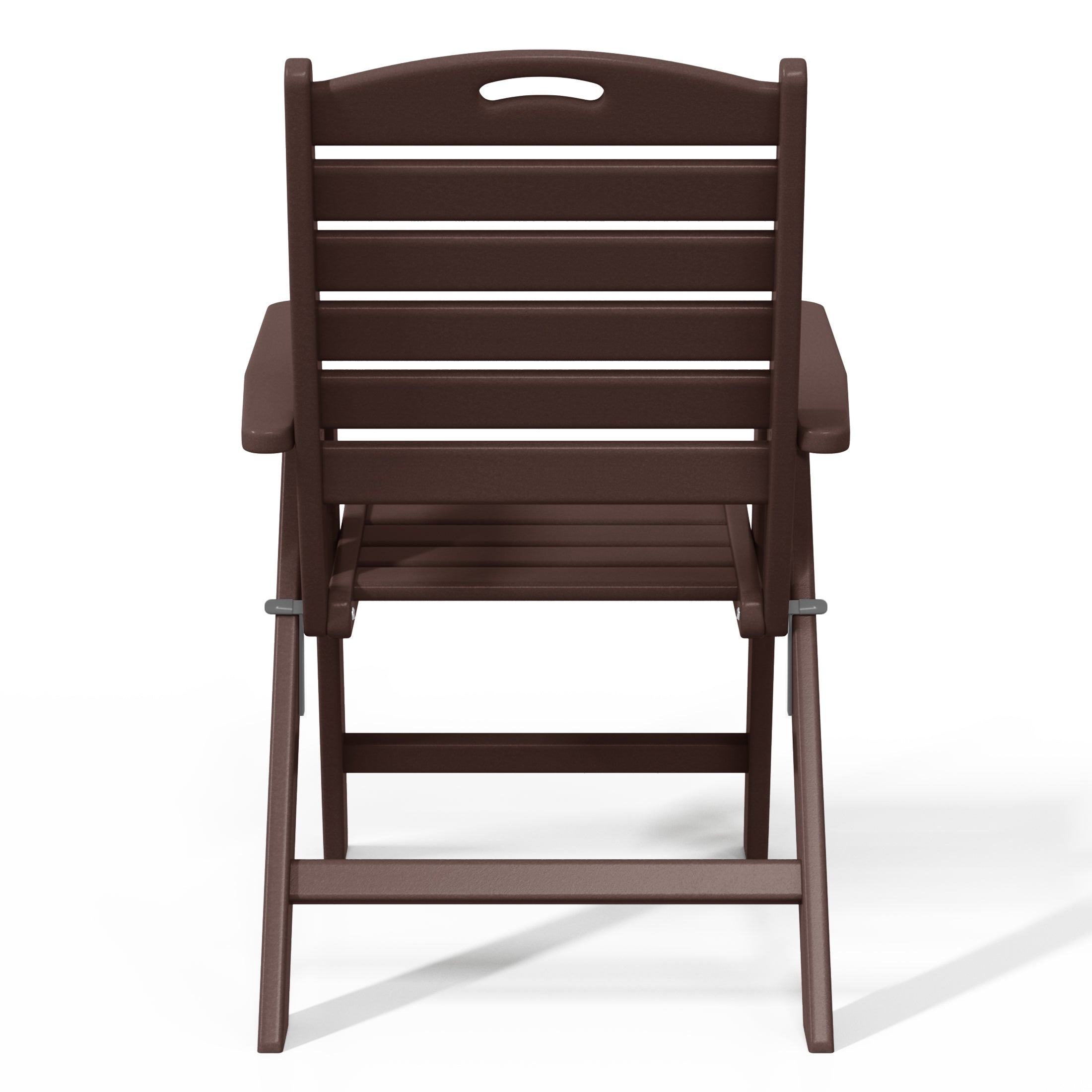 Paradise 7-Piece HDPE Rectangular Patio Dining Table Set with Foldable Chairs