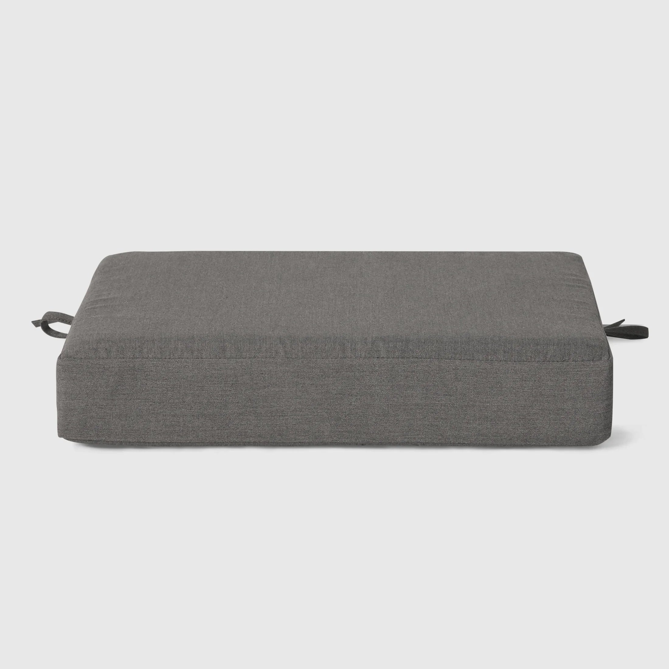 Harmony Outdoor Patio Furniture Seat Chair Square Cushions Set of 2, 20" x 19"