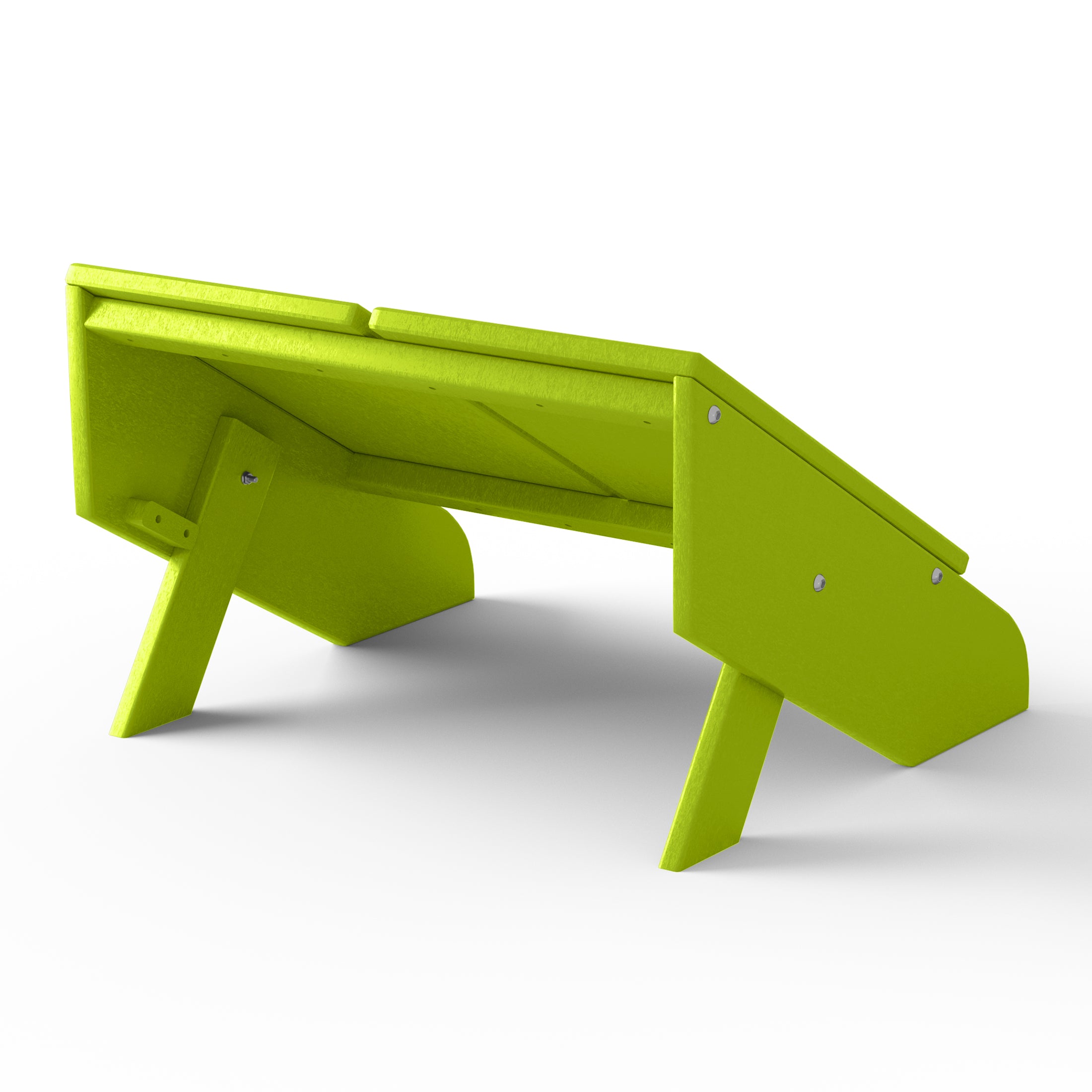 Seaview Modern HDPE Plastic Folding Patio Adirondack Ottoman