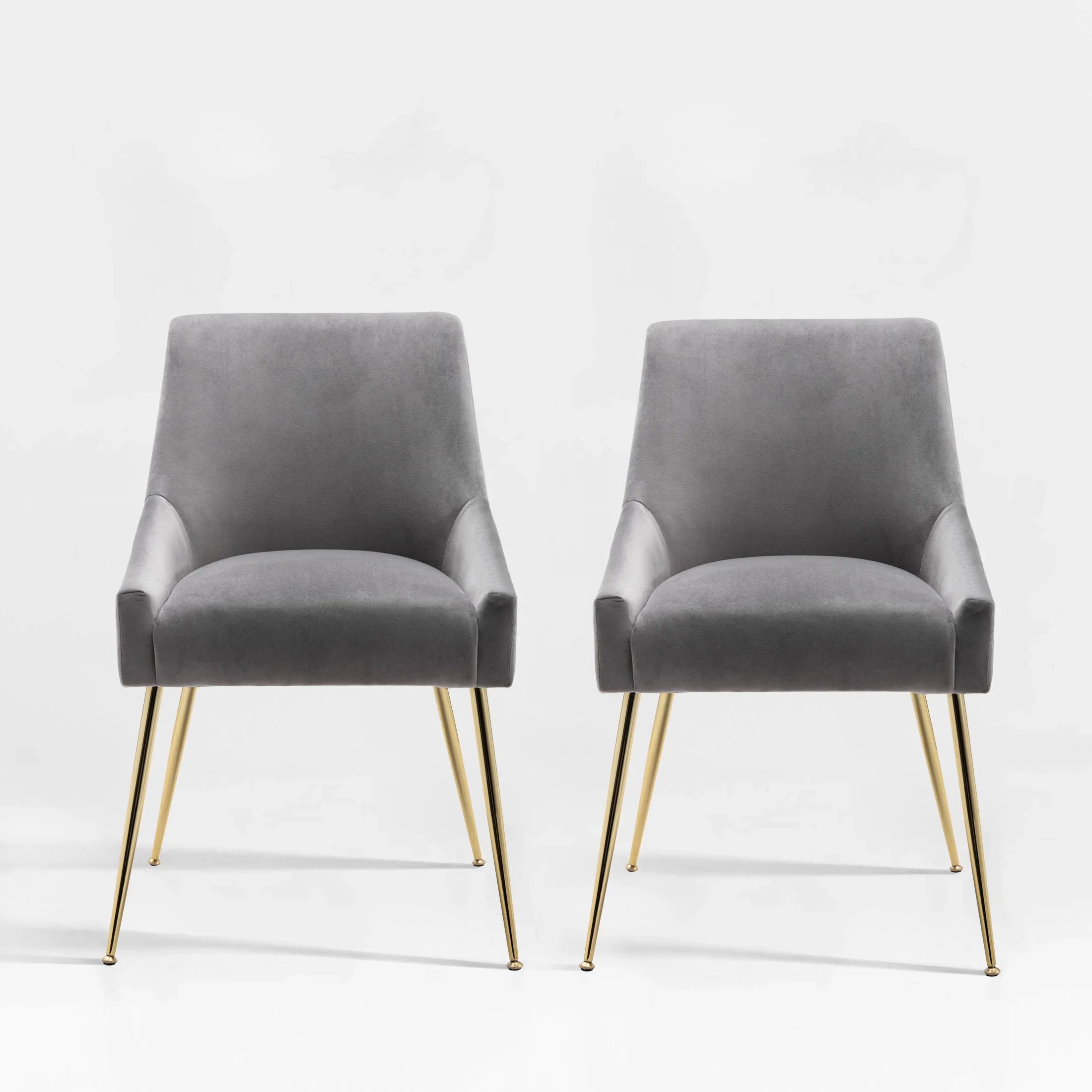 Makala Upholstered Velvet Accent Chair (Set of 2)