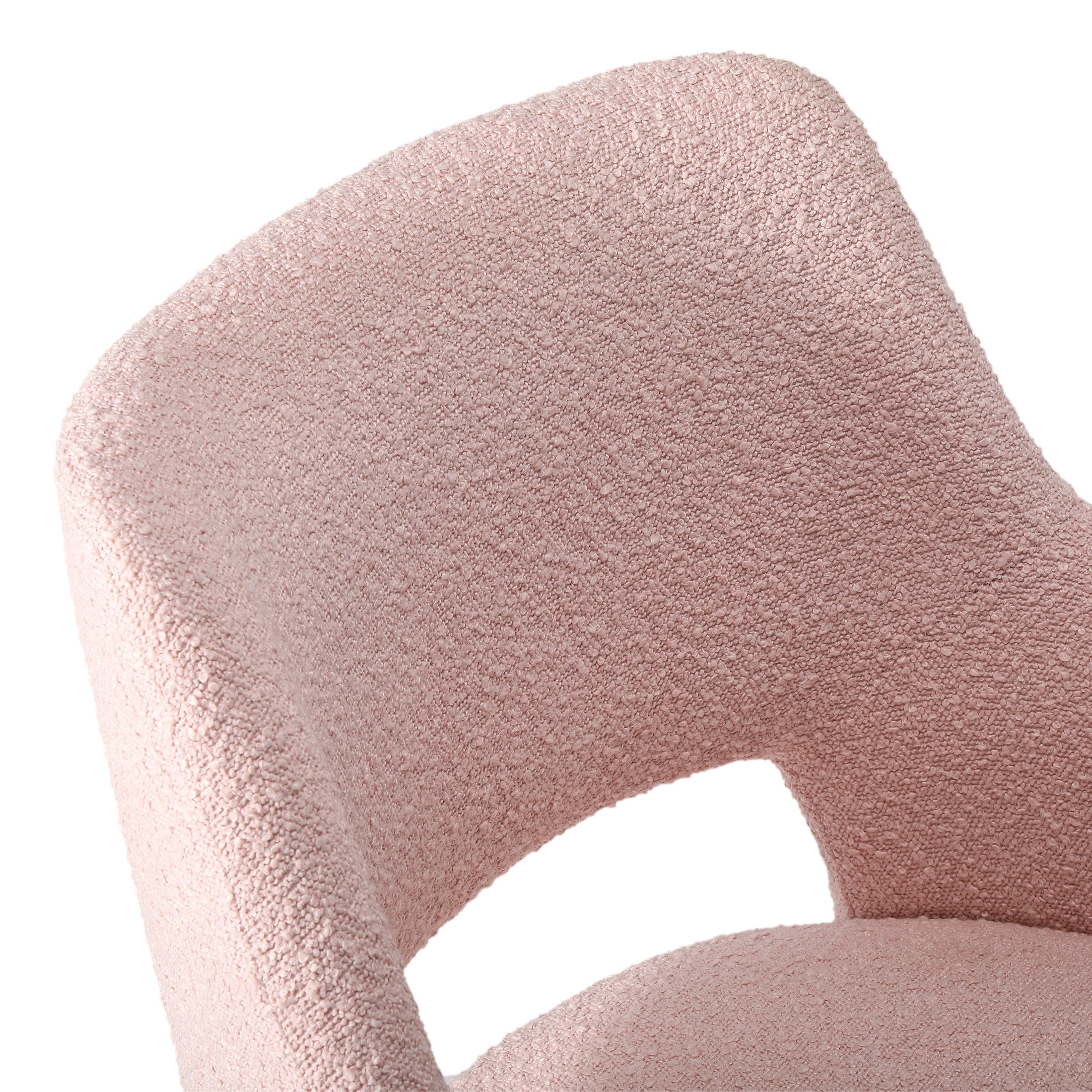 Amélie Mid-Century Modern Swivel Office Vanity Chair with Wheels