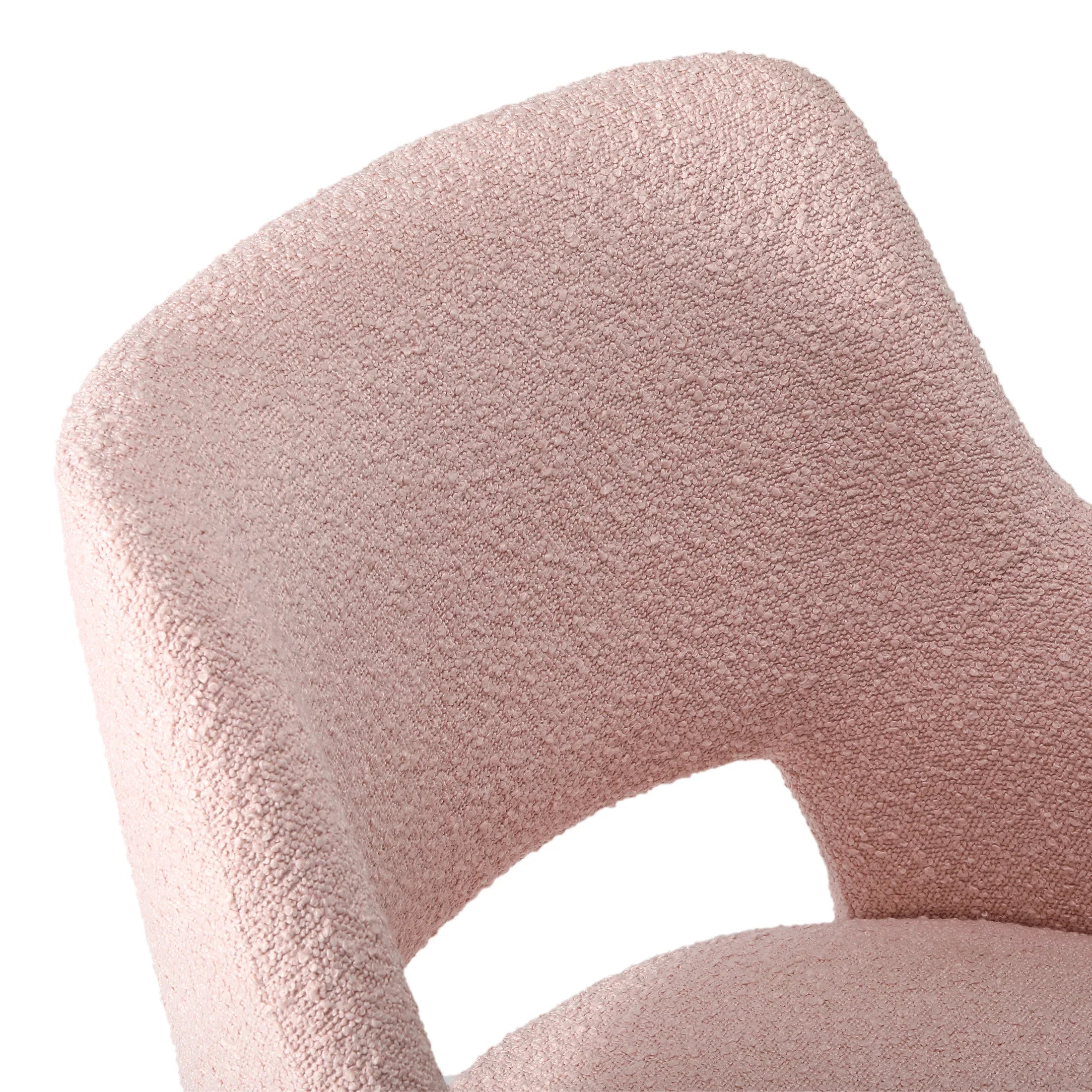 Amélie Mid-Century Modern Swivel Office Vanity Chair with Wheels