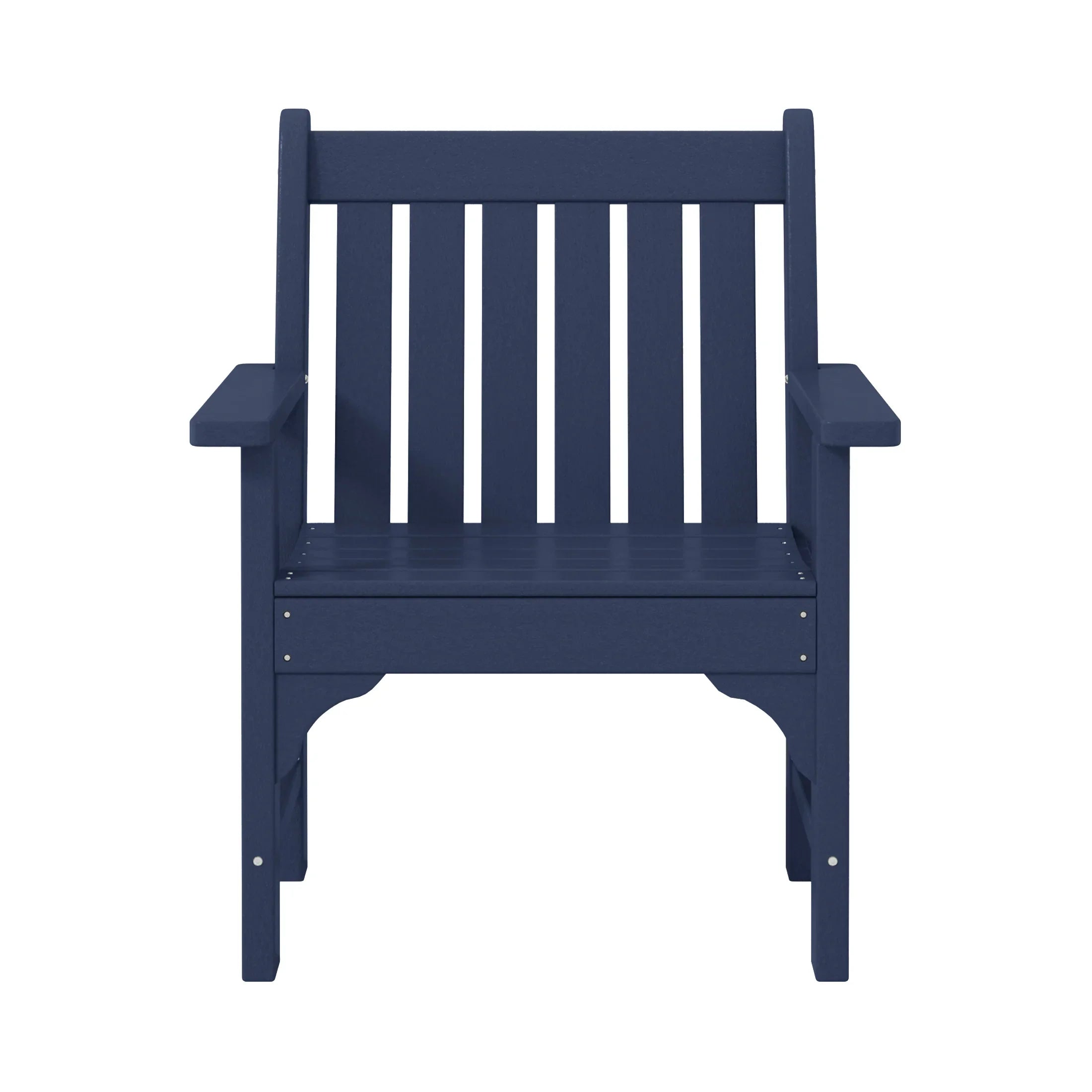 Paradise Outdoor Patio HDPE Adirondack Dining Arm Chair