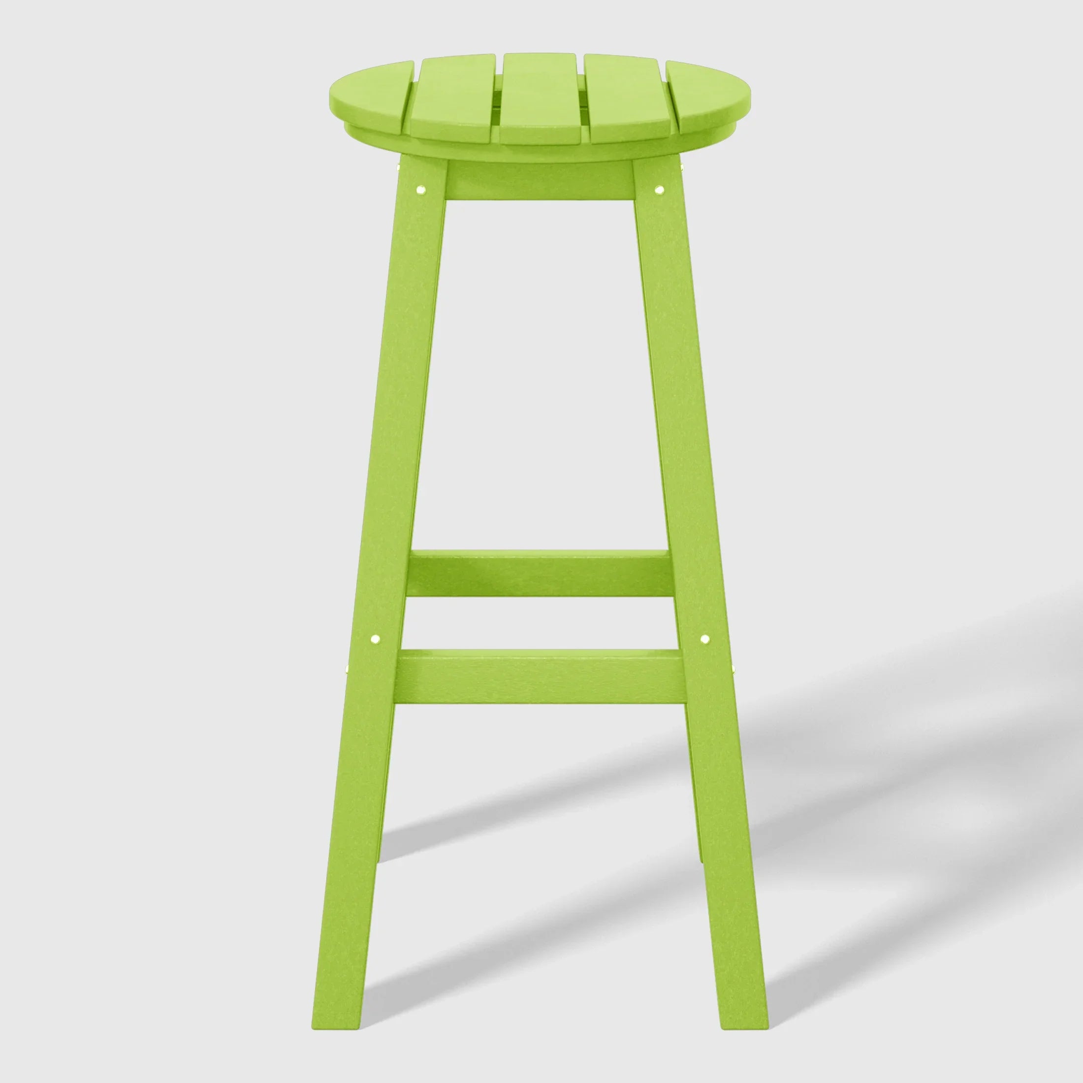 Paradise 29" HDPE Outdoor Patio Round Bar Stool Set of 2