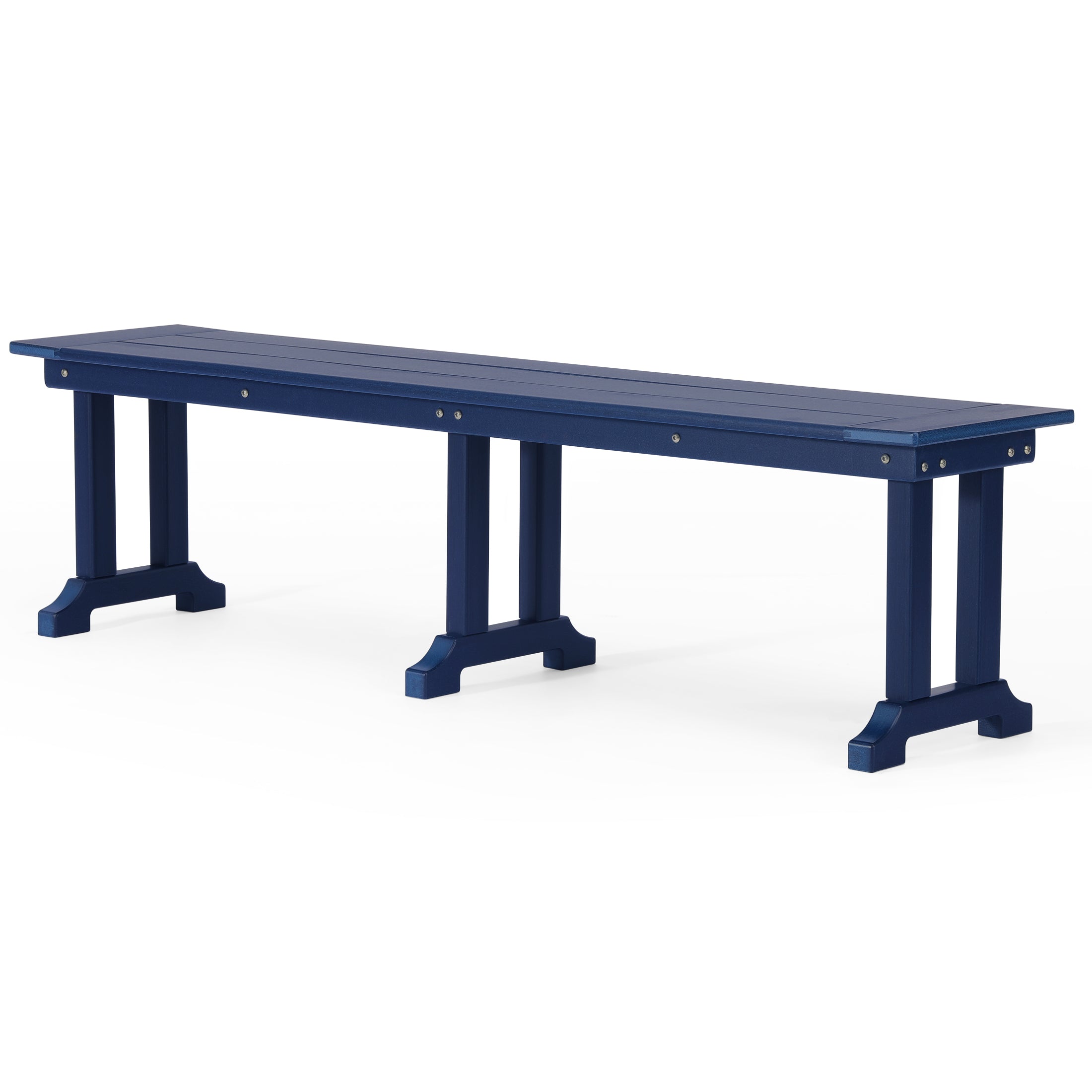 Paradise 65" Outdoor Patio Trestle Dining Bench