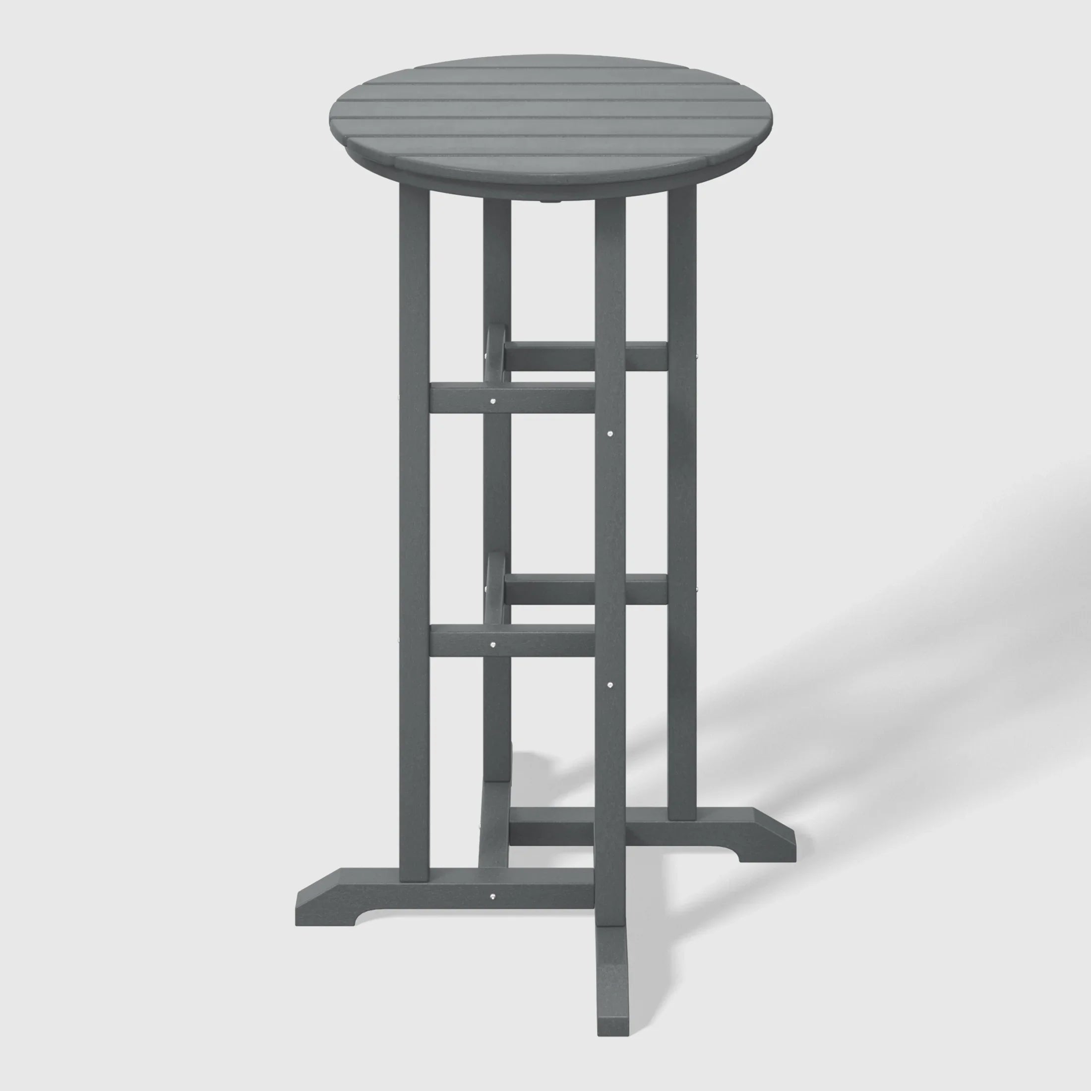 Paradise Outdoor Patio Bar Height Table and Bar Stool 4-Piece Dining Set