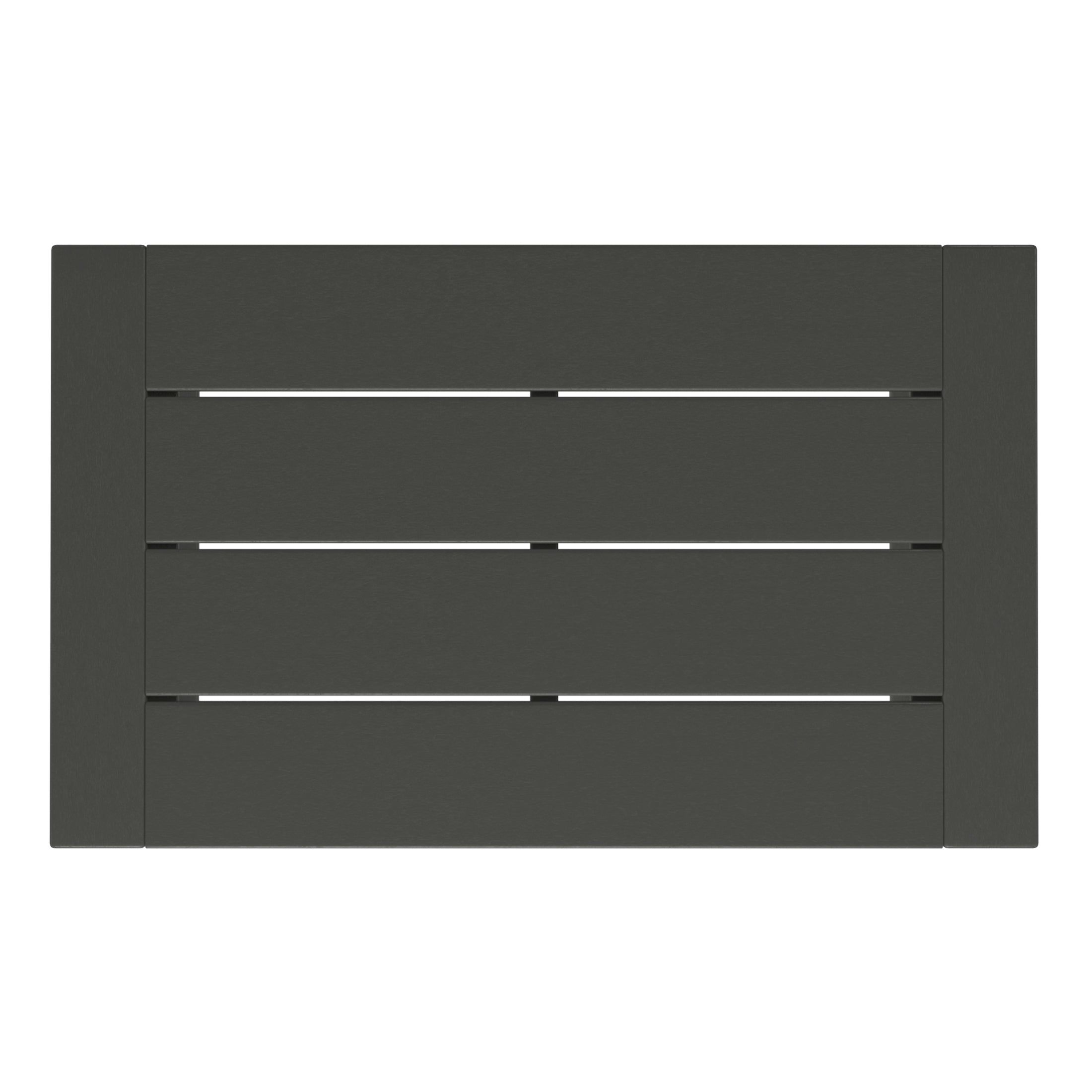 Rockaway Modern Outdoor HDPE Rectangle Patio Coffee Table