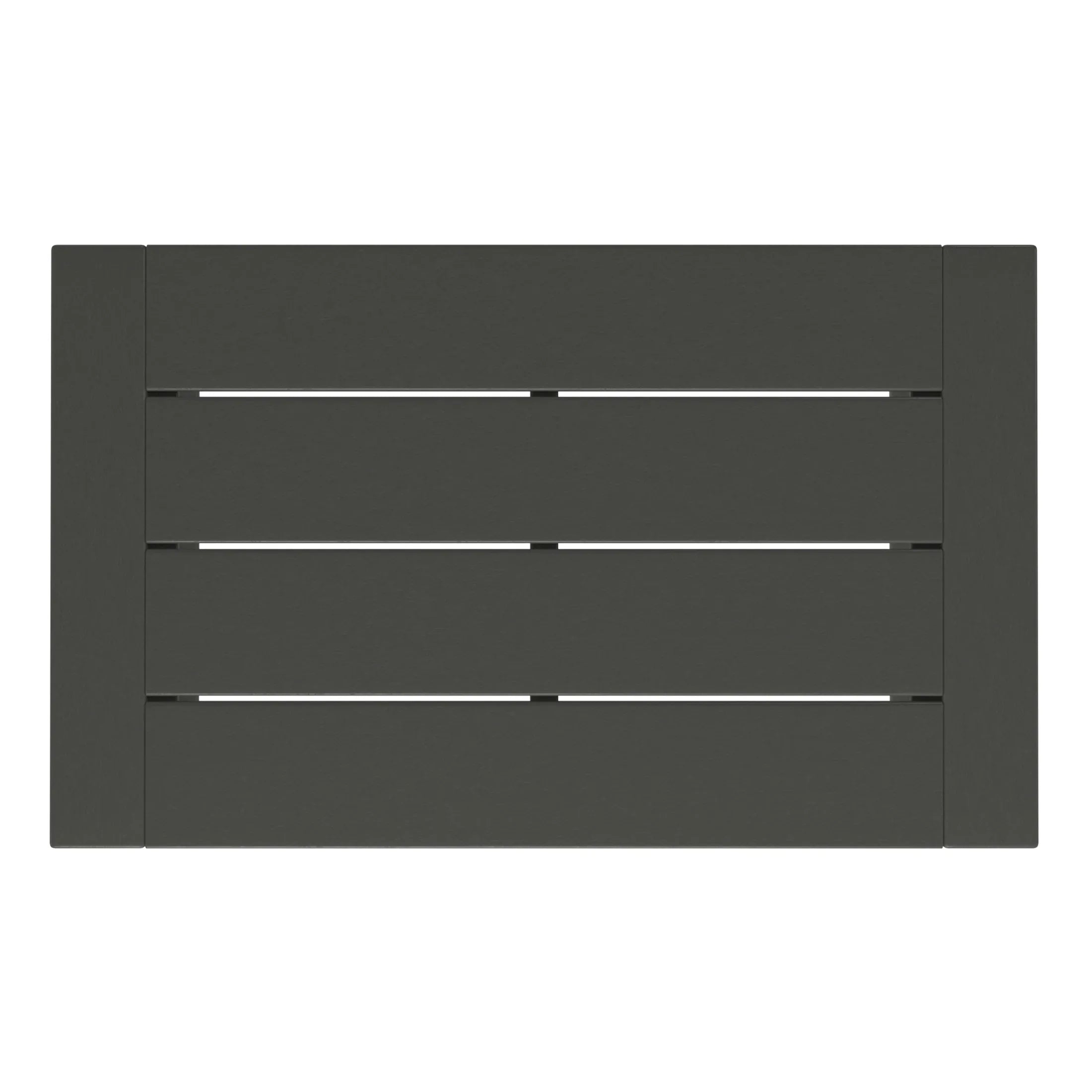 Rockaway Modern Outdoor HDPE Rectangle Patio Coffee Table