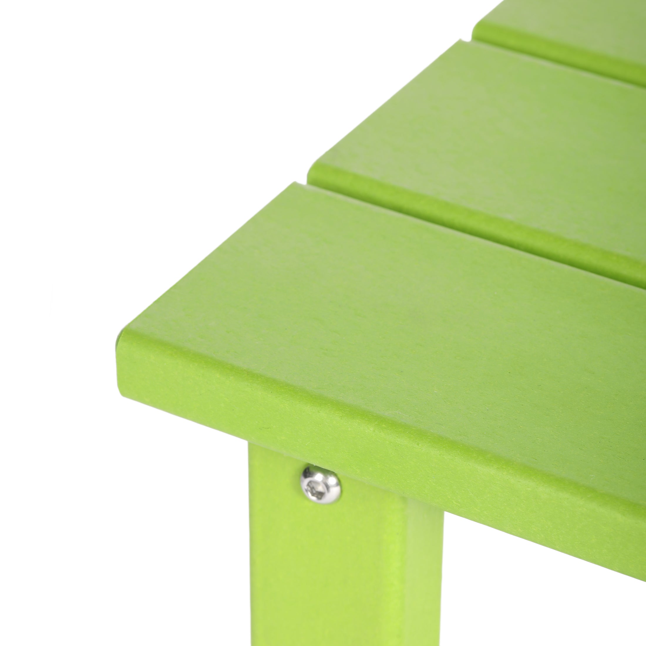 Paradise Kids Outdoor Patio Furniture HDPE Adirondack Square Side Table
