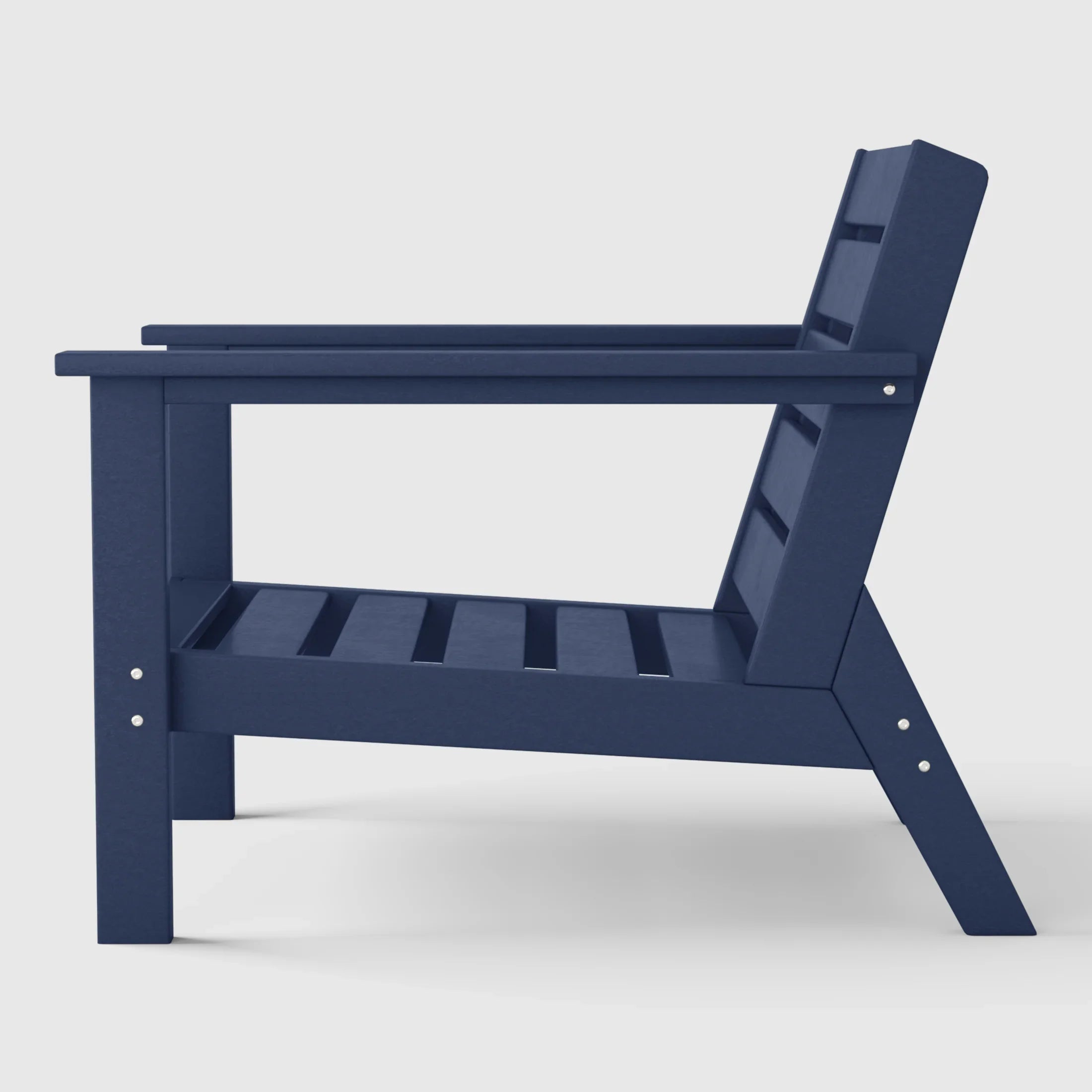 Portsmouth Outdoor Patio HDPE Deep Seating Armchair