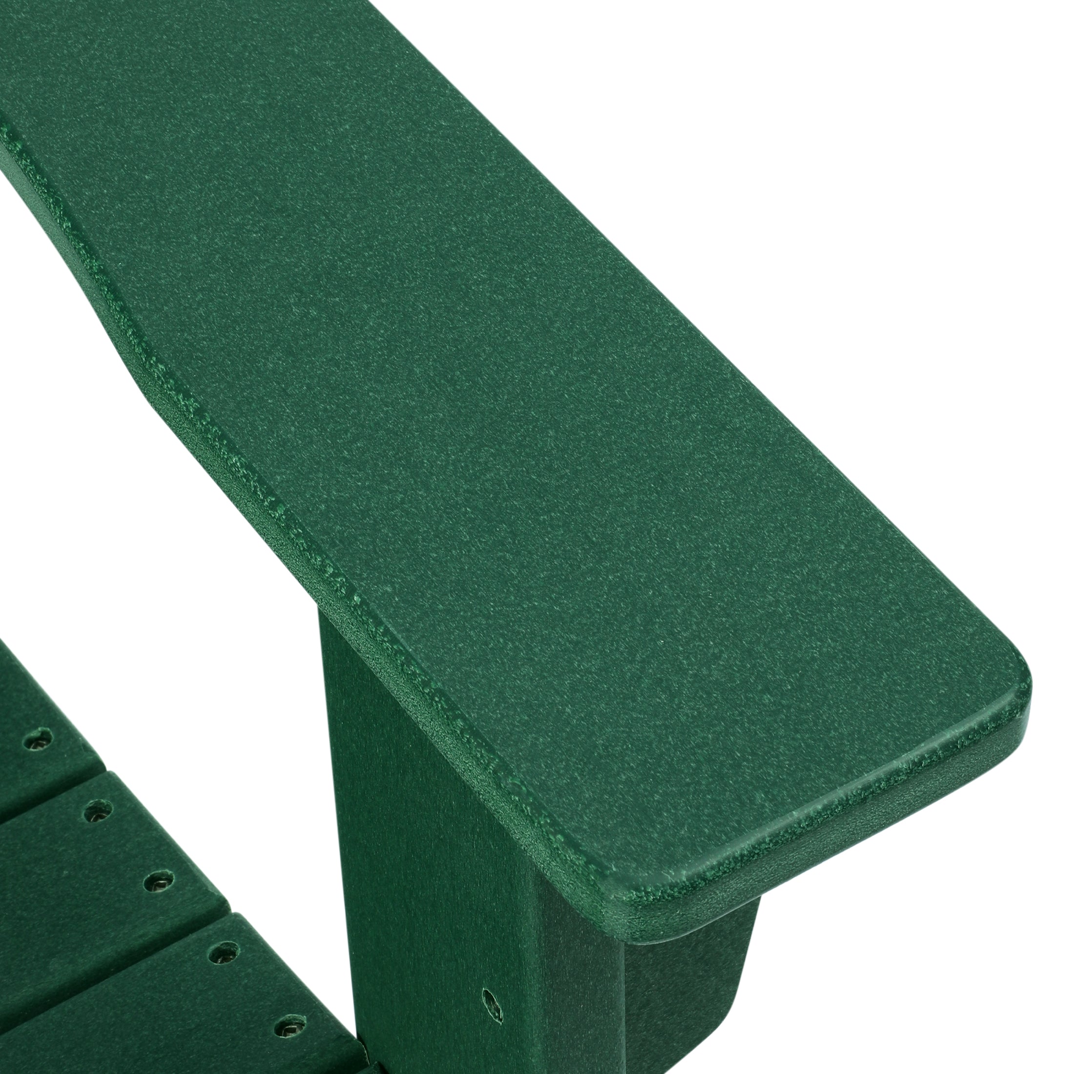 Paradise Outdoor HDPE Adirondack Swivel Counter Height Bar Chair With Cup Holder