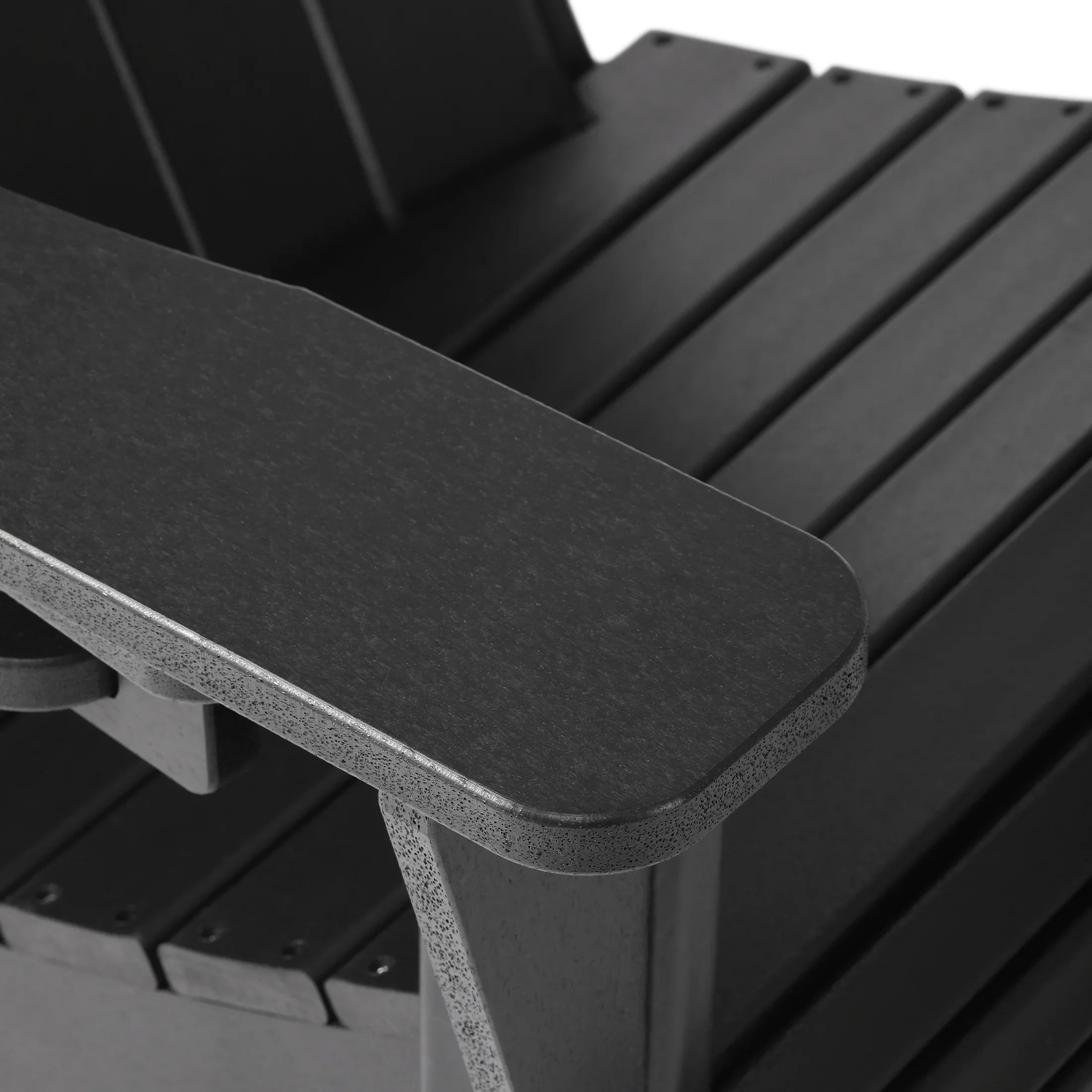 Lakeview 4-Piece Adirondack Chairs with Cup Holders and Table Set